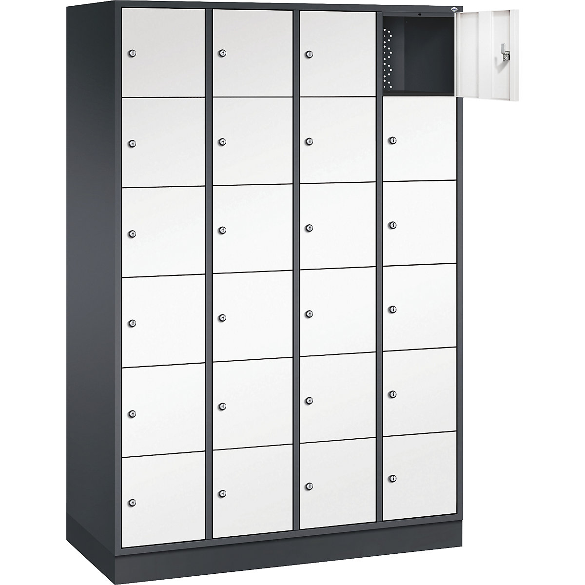 Dulap cu 6 compartimente cu încuietoare Intro – C+P (Imagine produs 2)-1