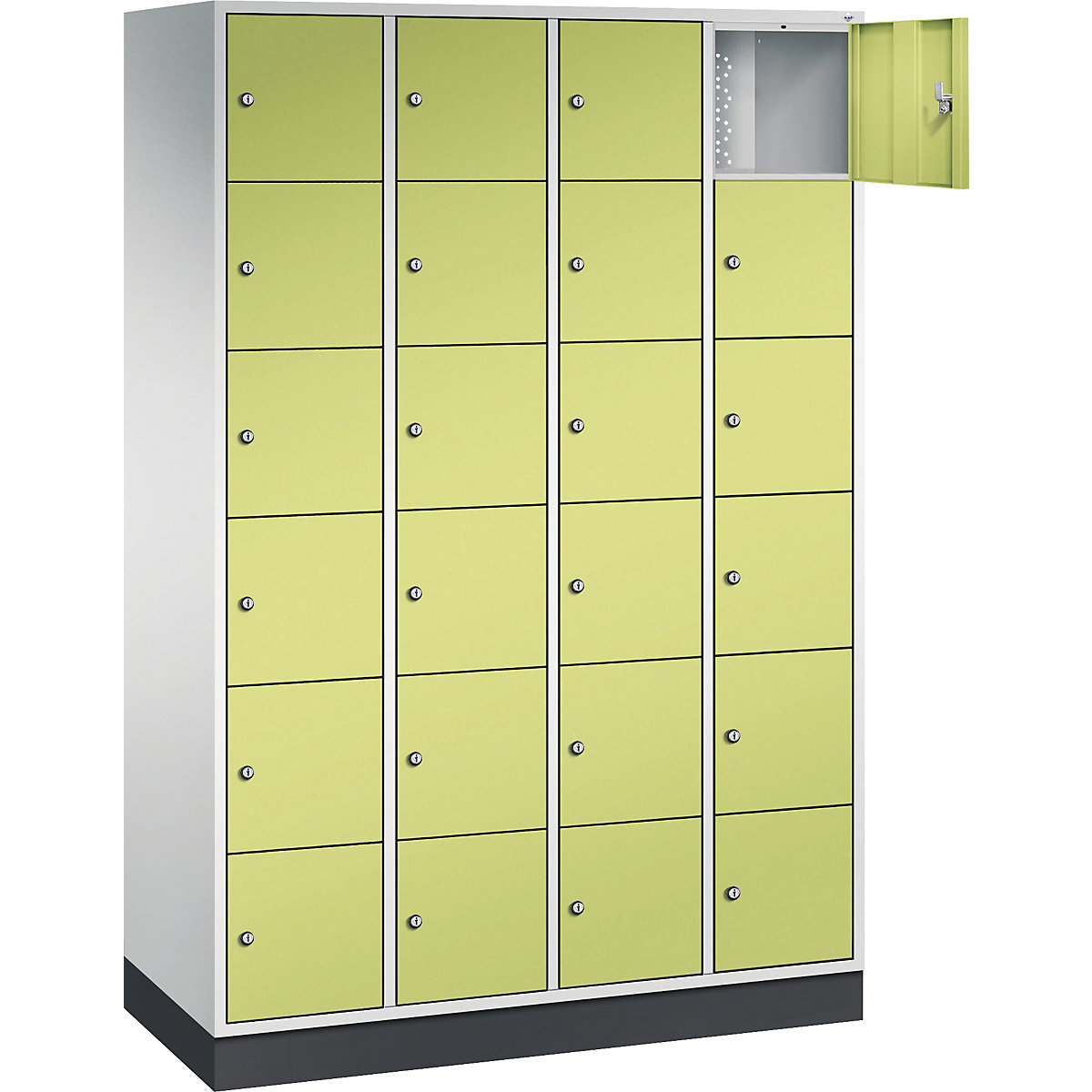Dulap cu 6 compartimente cu încuietoare Intro – C+P (Imagine produs 2)-1
