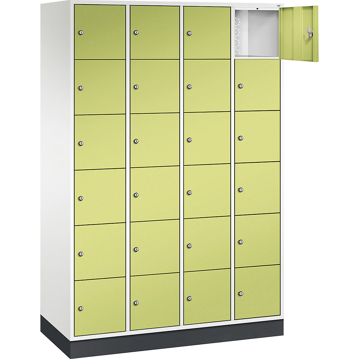 Dulap cu 6 compartimente cu încuietoare Intro – C+P (Imagine produs 2)-1