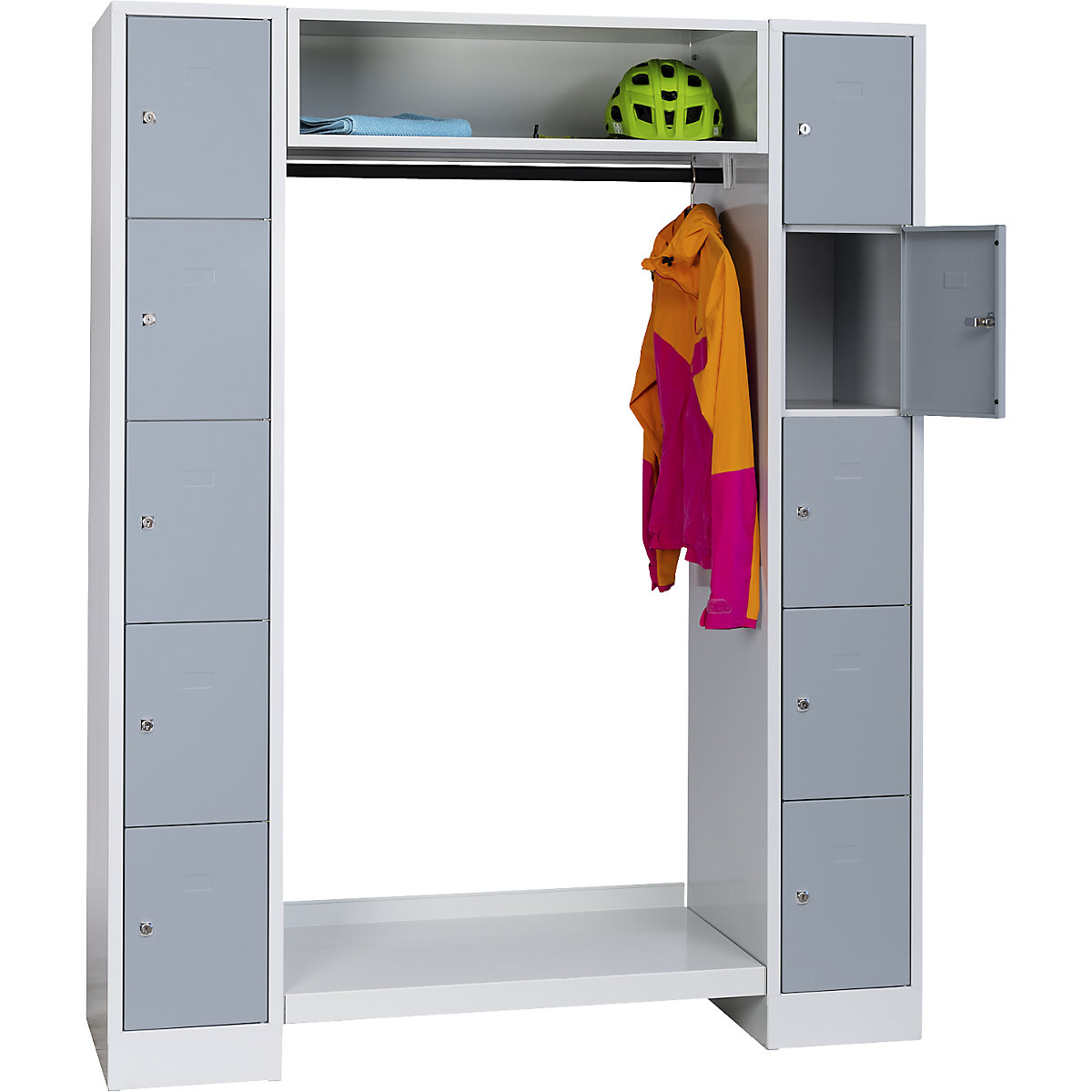 Sistem de vestiar cu compartimente cu încuietoare Dresden – Wolf (Imagine produs 2)-1