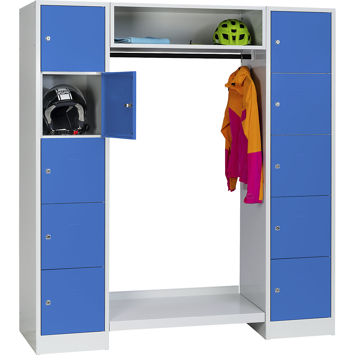 Sistem de vestiar cu compartimente cu încuietoare Dresden – Wolf (Imagine produs 2)-1