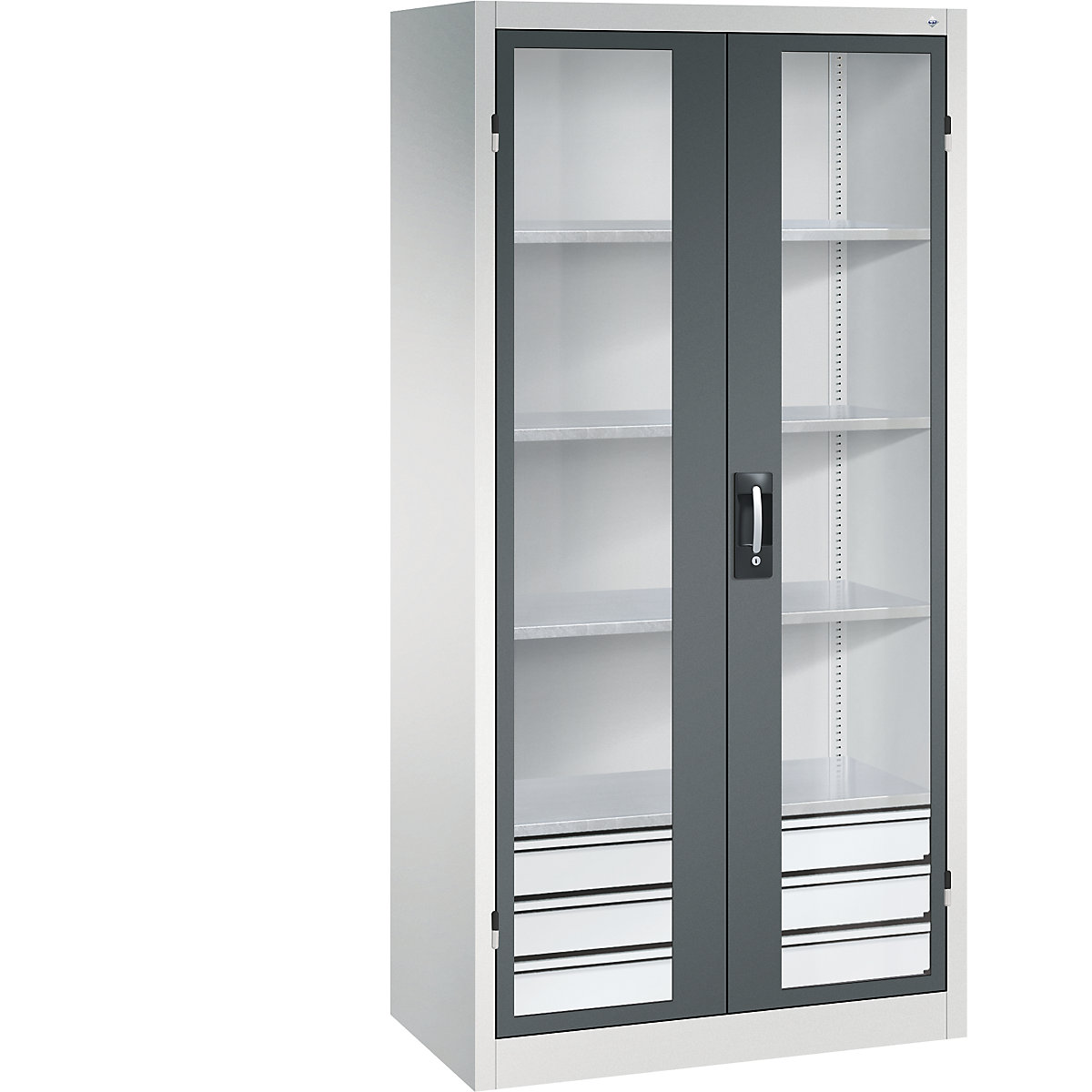 Dulap cu ușă cu canat cu geam – C+P (Imagine produs 2)-1