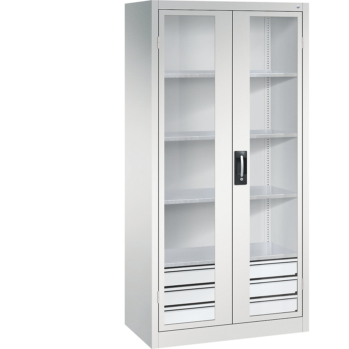Dulap cu ușă cu canat cu geam – C+P (Imagine produs 2)-1