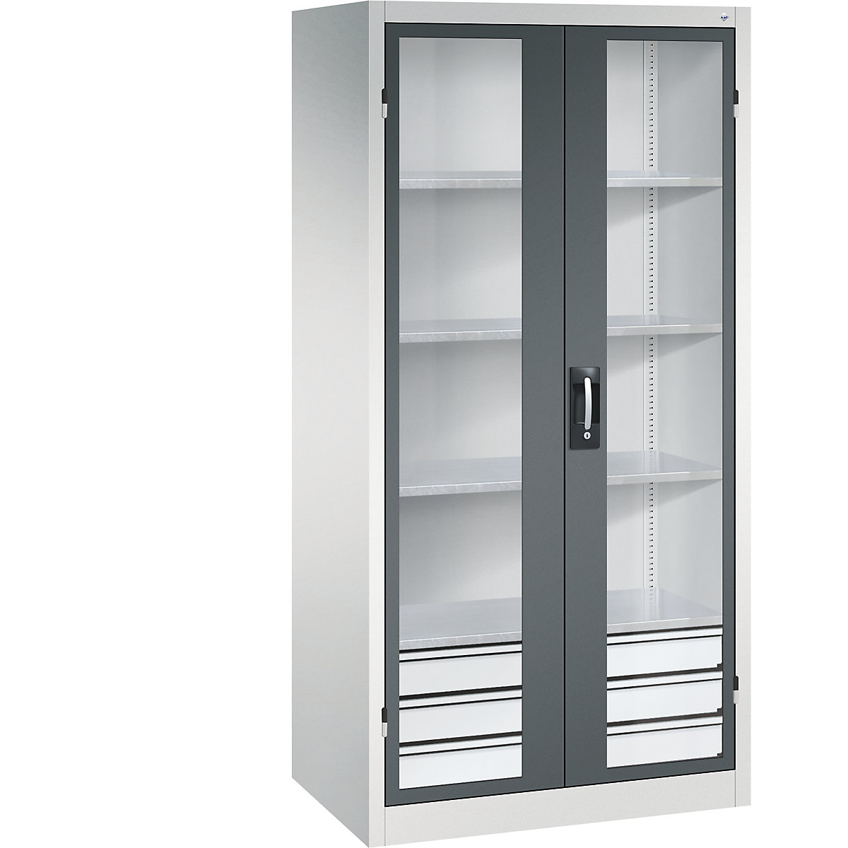 Dulap cu ușă cu canat cu geam – C+P (Imagine produs 2)-1