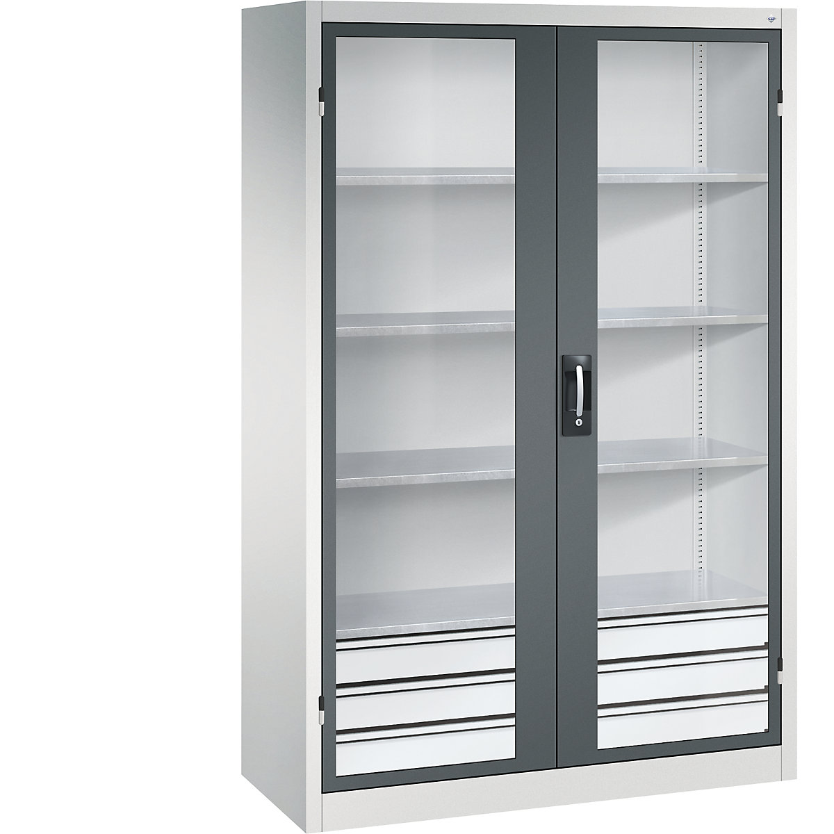 Dulap cu ușă cu canat cu geam – C+P (Imagine produs 2)-1