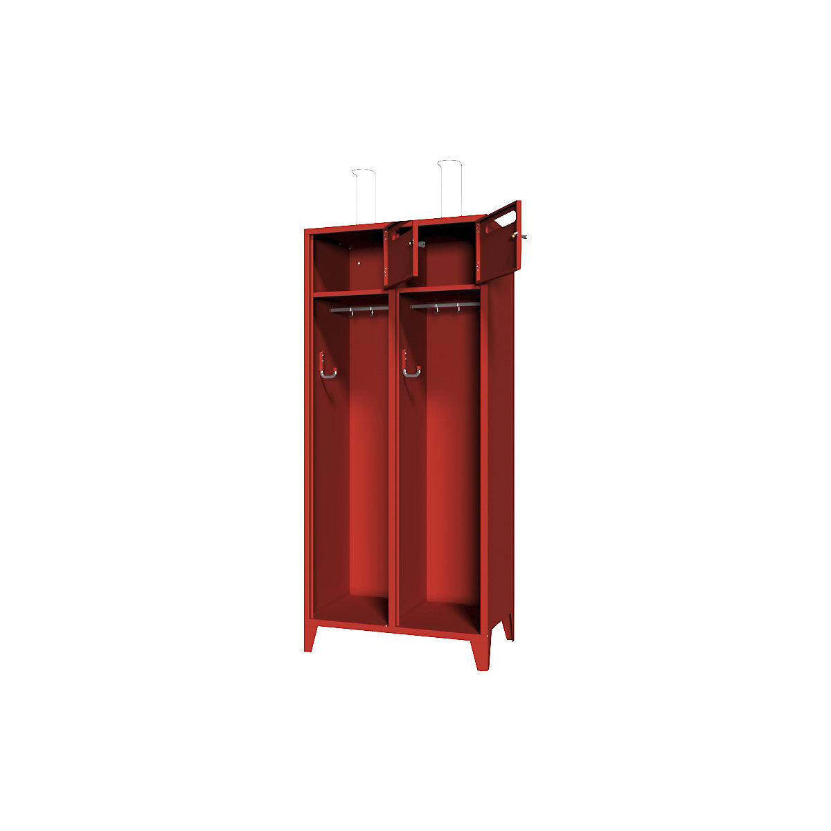 Dulap pentru pompieri, cu picioare – Pavoy (Imagine produs 3)-2