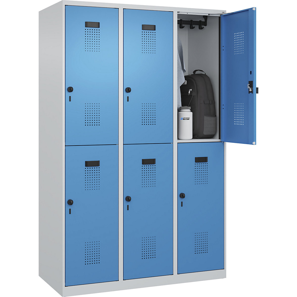 Vestiar cu două niveluri Evolo PLUS – C+P (Imagine produs 3)-2
