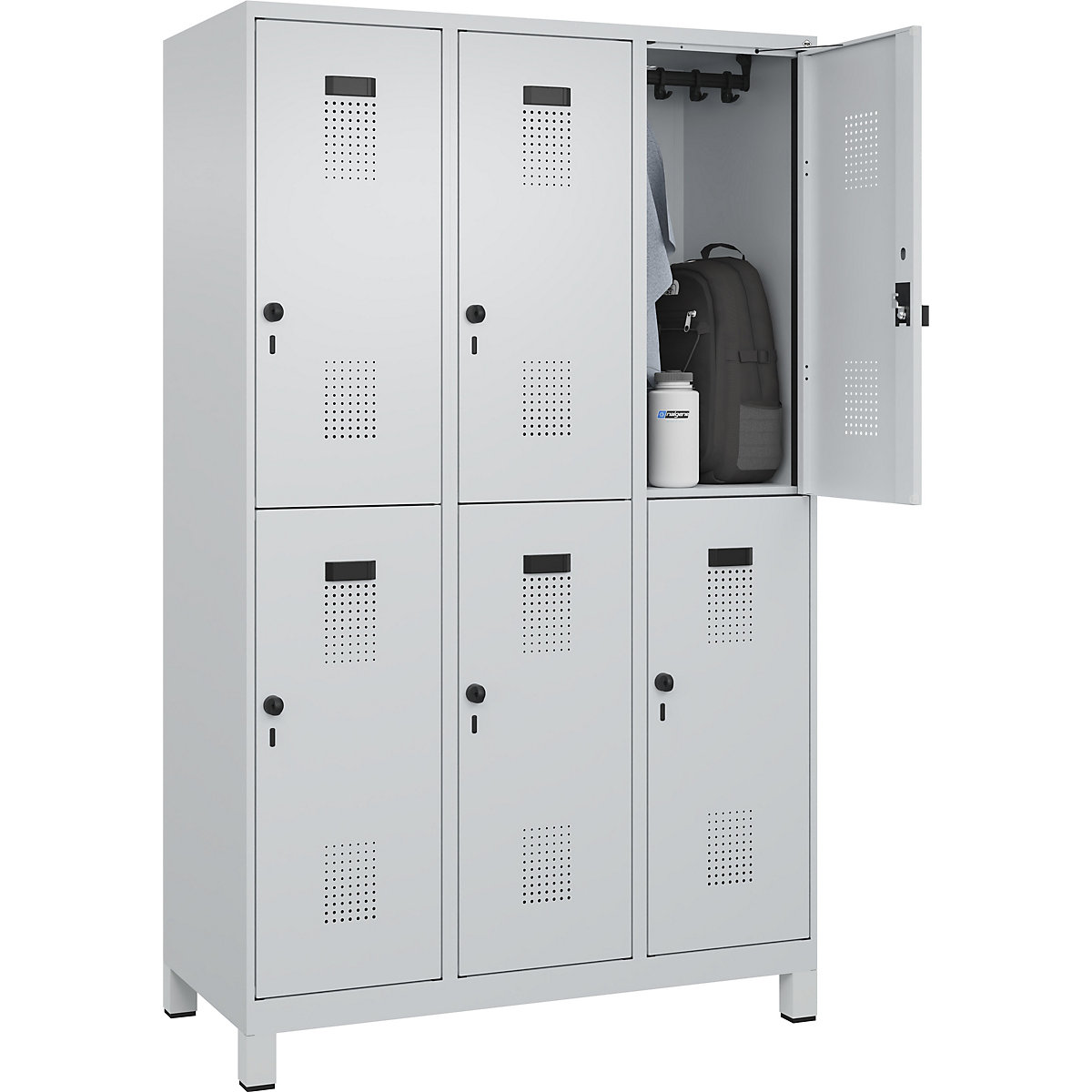 Vestiar cu două niveluri Evolo PLUS – C+P (Imagine produs 3)-2