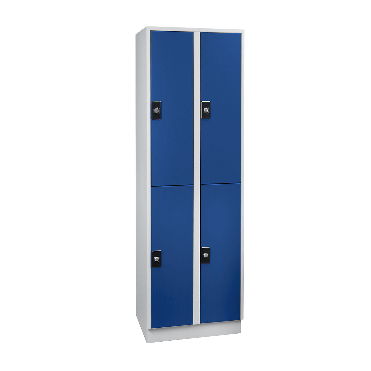 Vestiar cu două niveluri Stuttgart – Wolf, 2 module, gri deschis / albastru gențiană-0