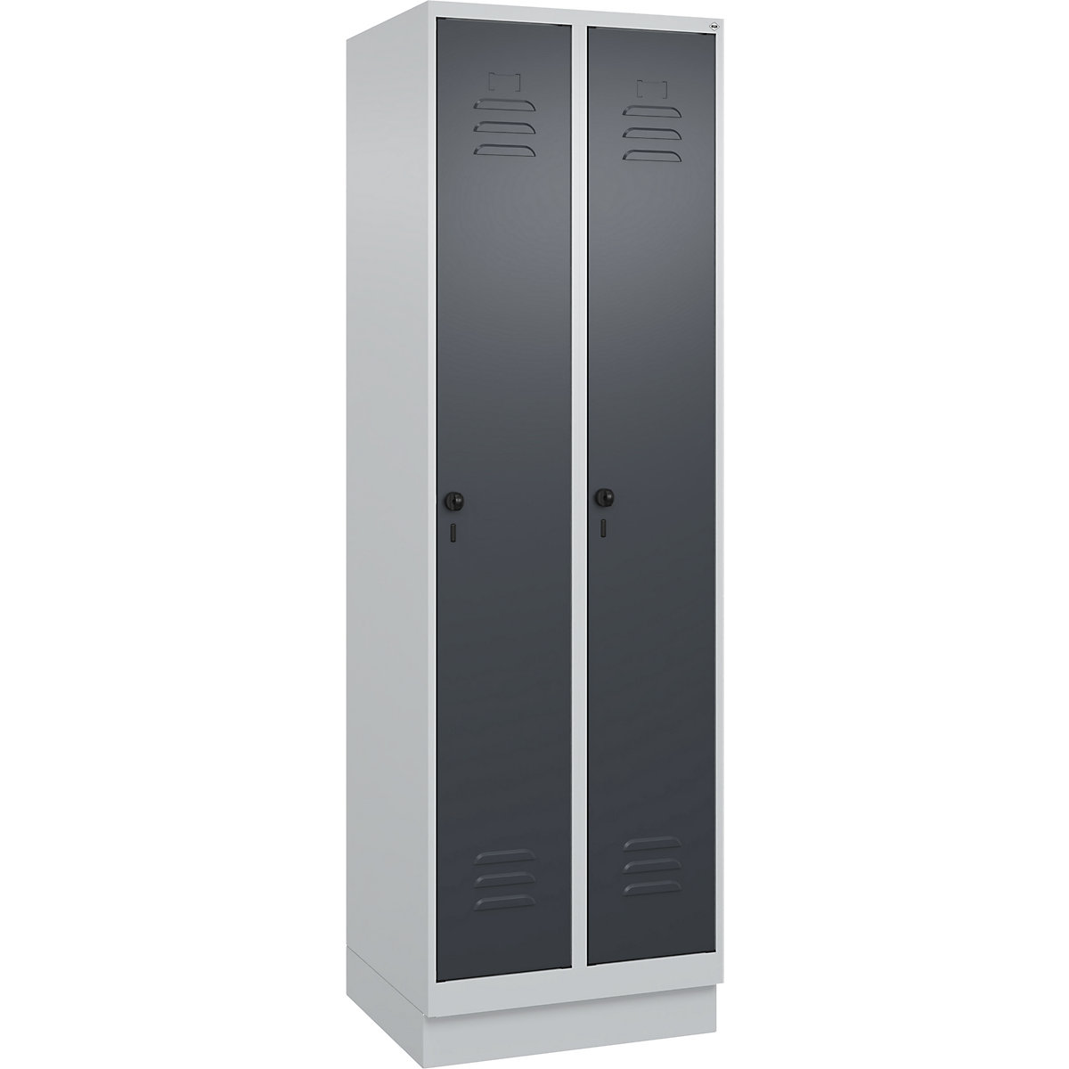 Vestiar pentru haine curate și murdare Classic PLUS, îngust – C+P (Imagine produs 2)-1