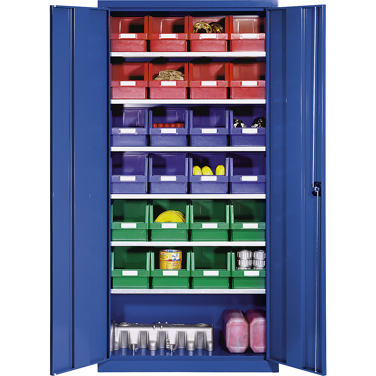 Dulap pentru materiale din tablă de oțel – eurokraft pro (Imagine produs 2)-1