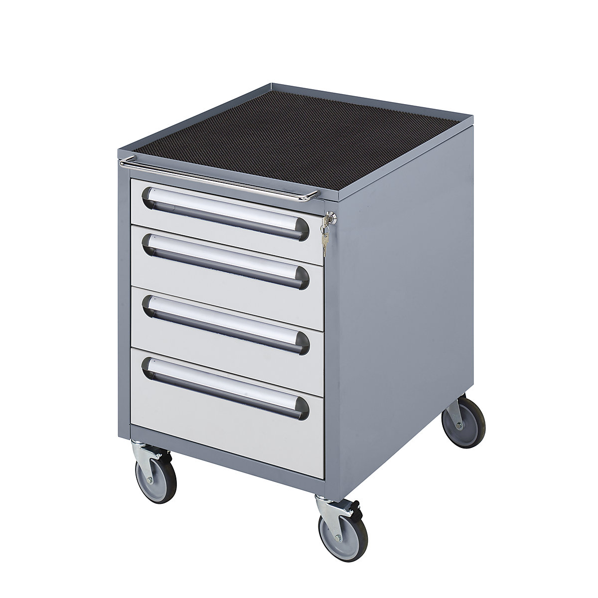 Dulap mobil cu sertare – RAU, î. x lăț. x ad. 690 x 490 x 600 mm, sertare 1 x 90, 2 x 120, 1 x 150 mm-0