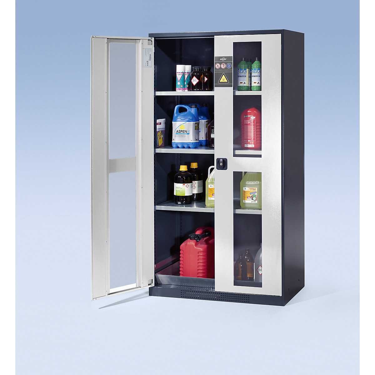 Dulap de laborator pentru chimicale – asecos (Imagine produs 2)-1