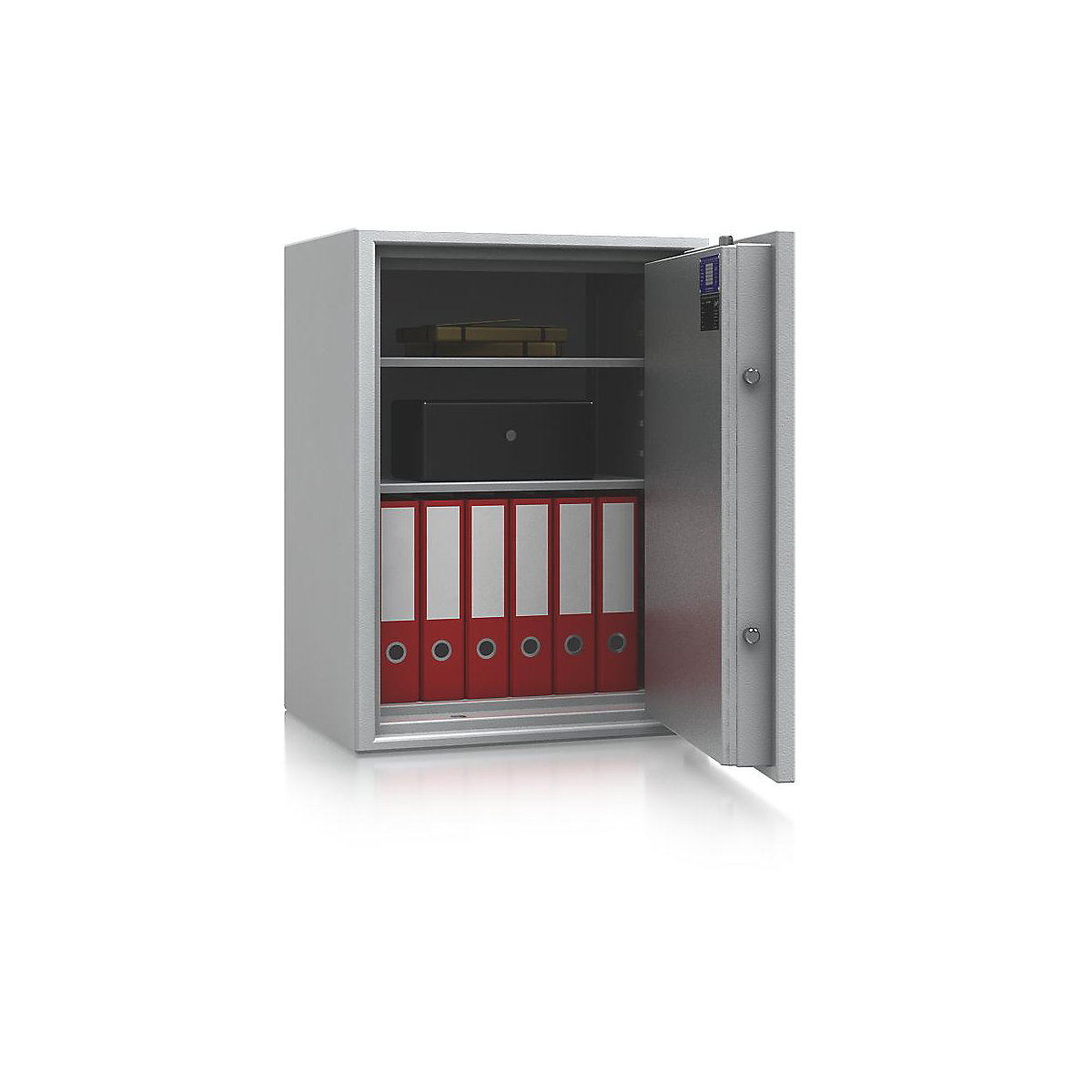 Dulap anti-incendiu de valori, clasă VdS I, S 60 P, î. x lăț. x ad. 801 x 589 x 471 mm-0