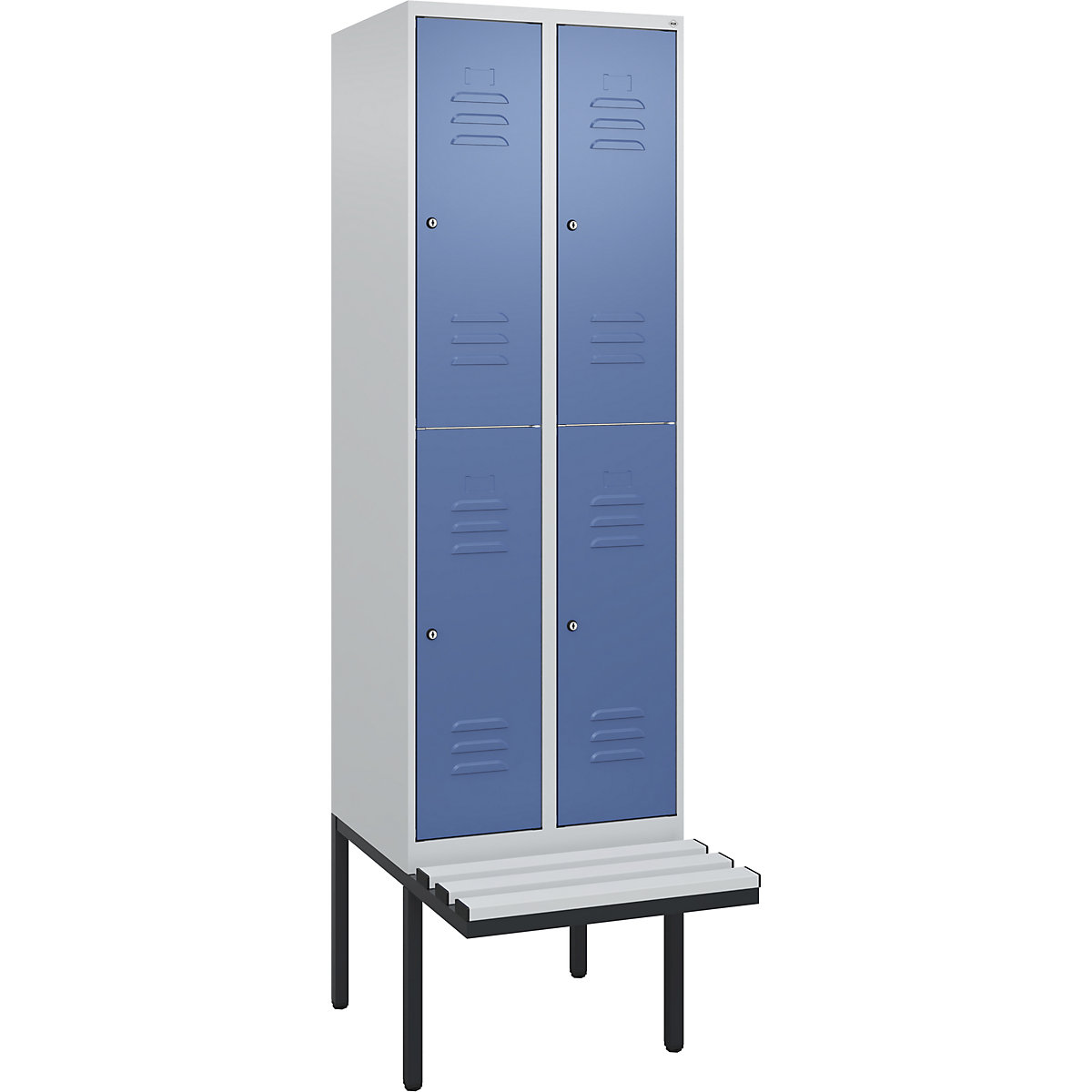 Vestiar cu două niveluri Classic PLUS cu bancă – C+P (Imagine produs 2)-1