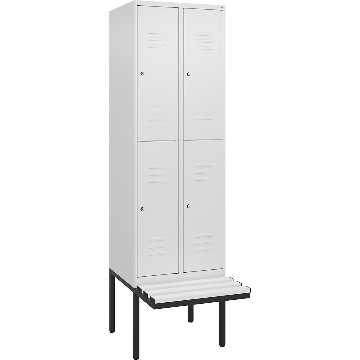 Vestiar cu două niveluri Classic PLUS cu bancă – C+P (Imagine produs 2)-1
