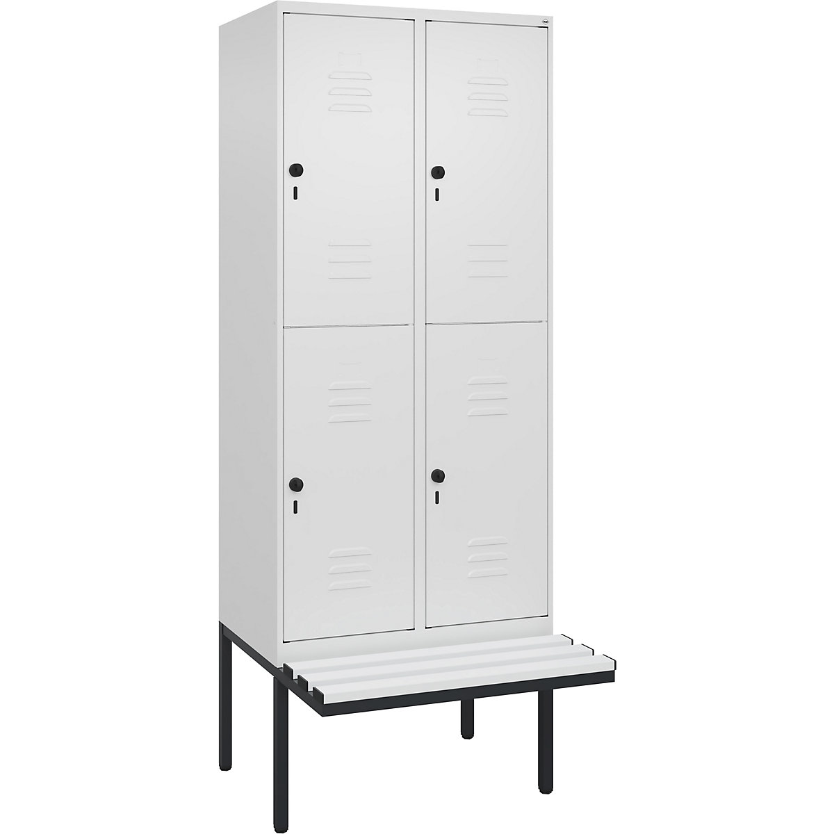 Vestiar cu două niveluri Classic PLUS cu bancă – C+P (Imagine produs 3)-2