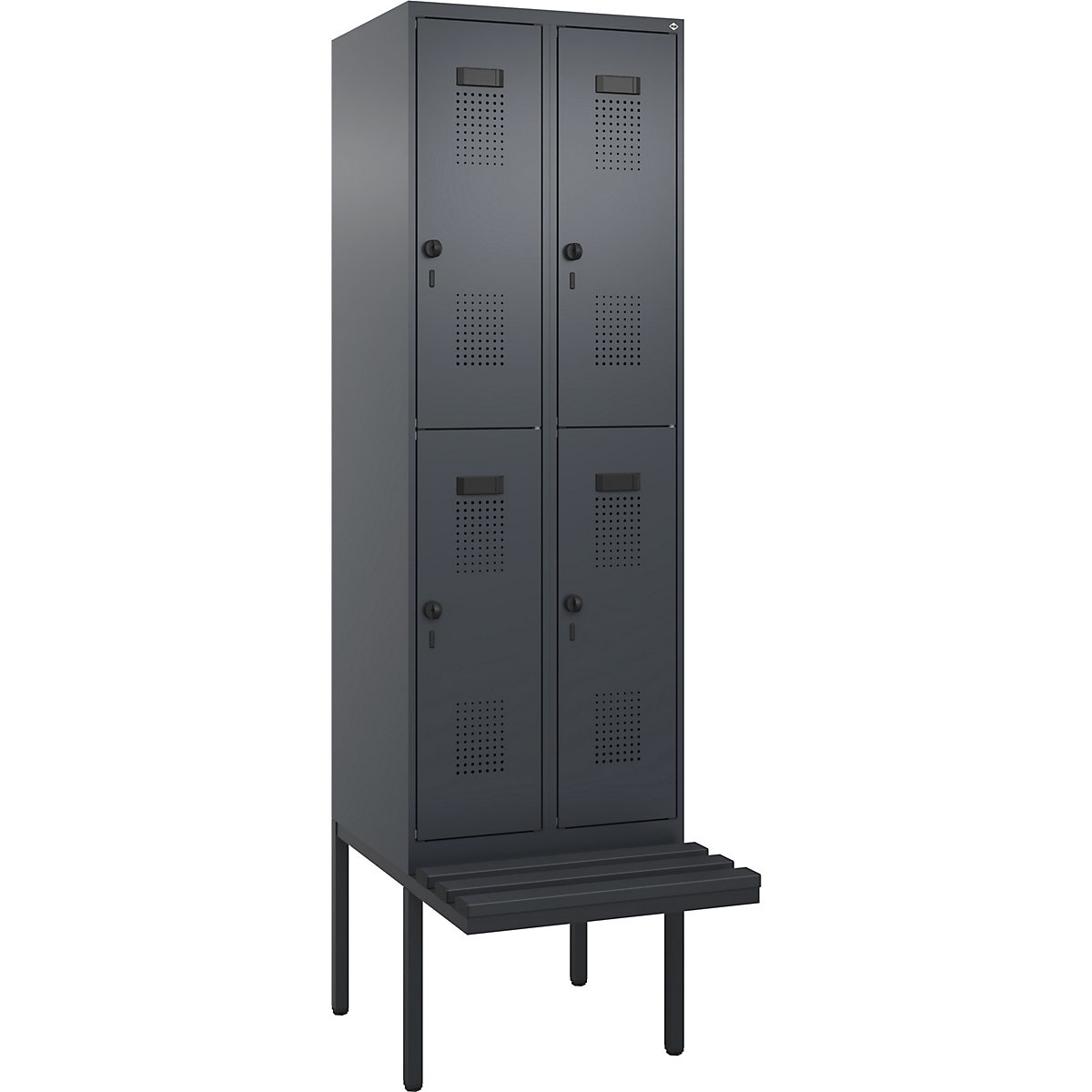 Vestiar cu două niveluri Evolo PLUS cu bancă (Imagine produs 2)-1