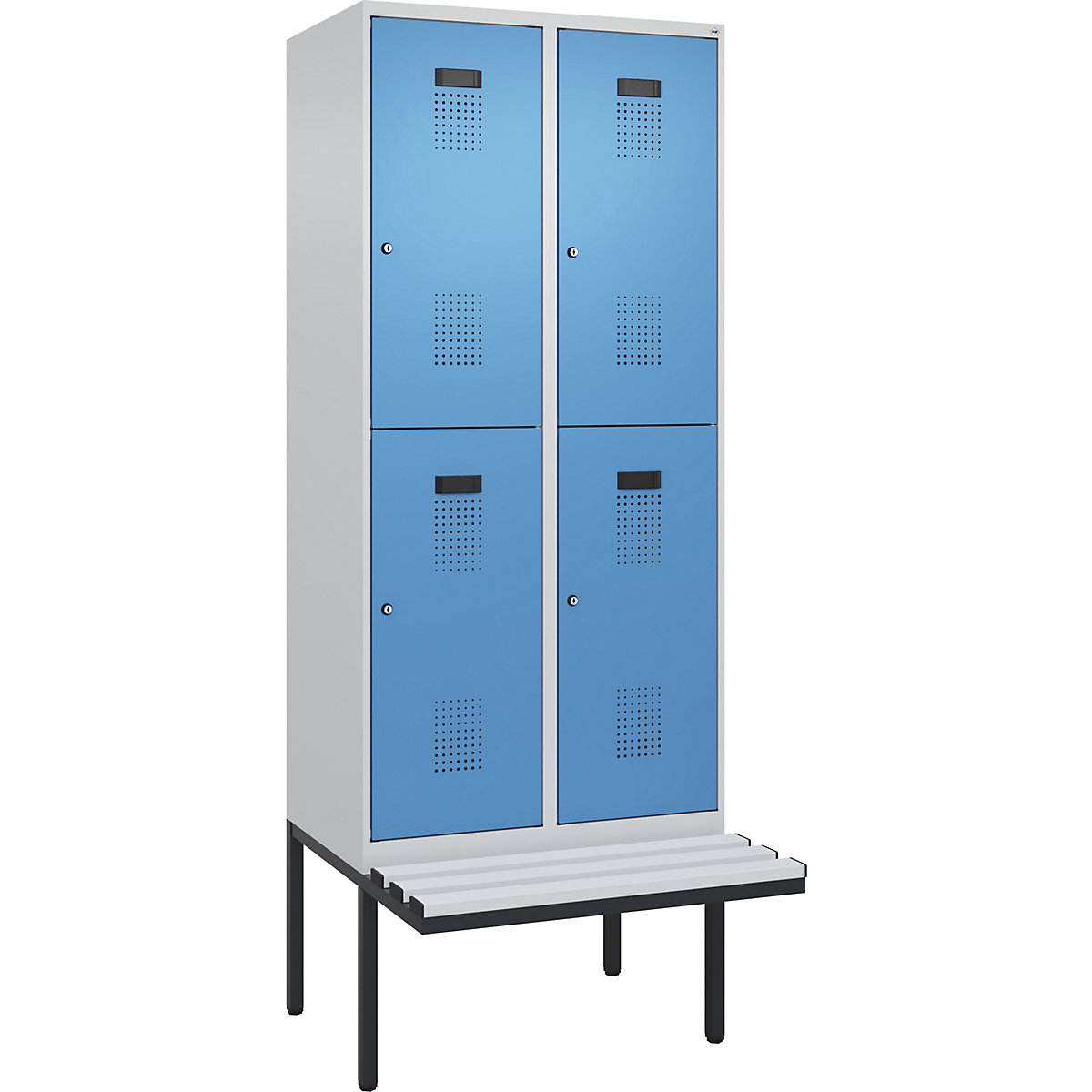 Vestiar cu două niveluri Evolo PLUS cu bancă (Imagine produs 2)-1