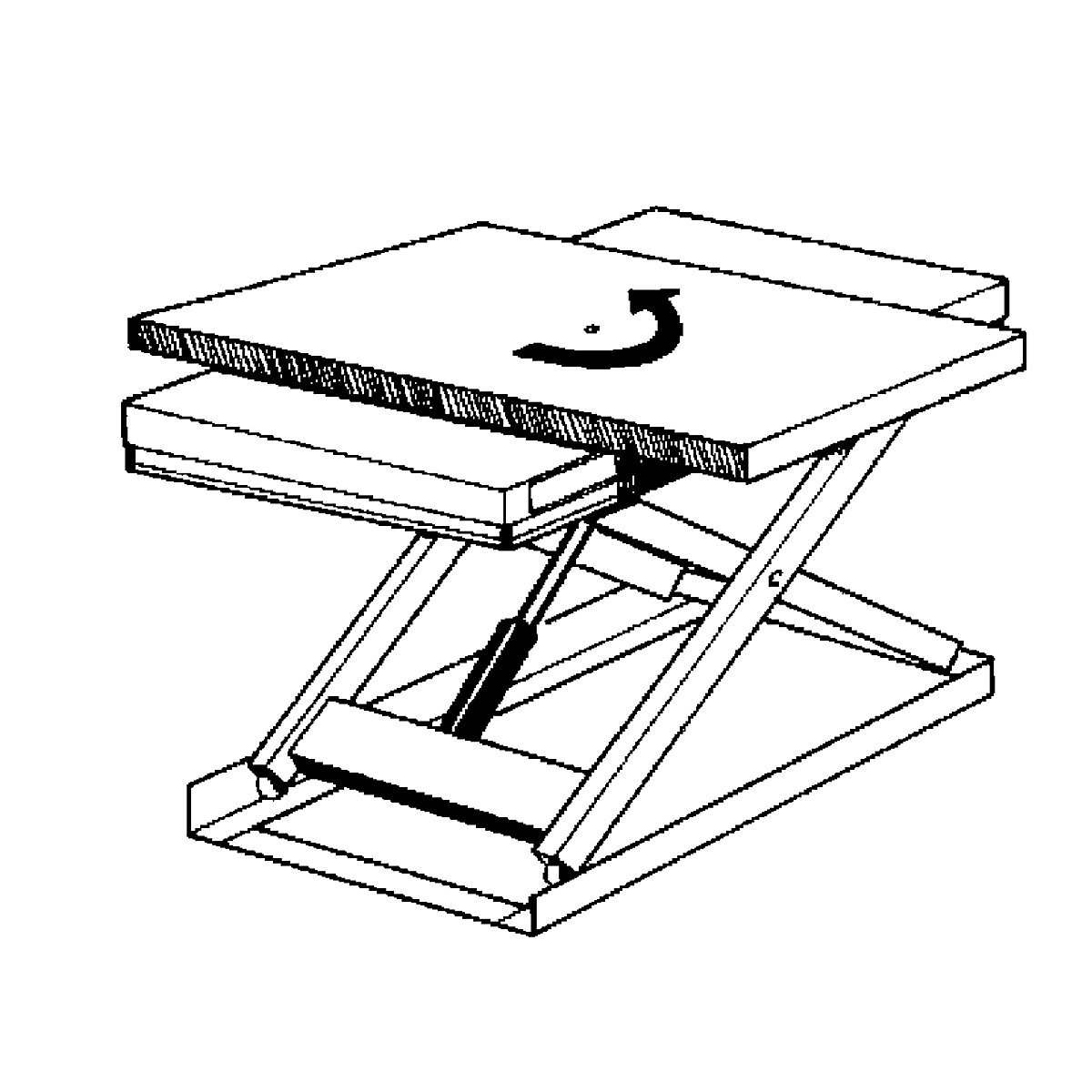 Kompaktna dvižna miza – Edmolift (Slika izdelka 6)-5