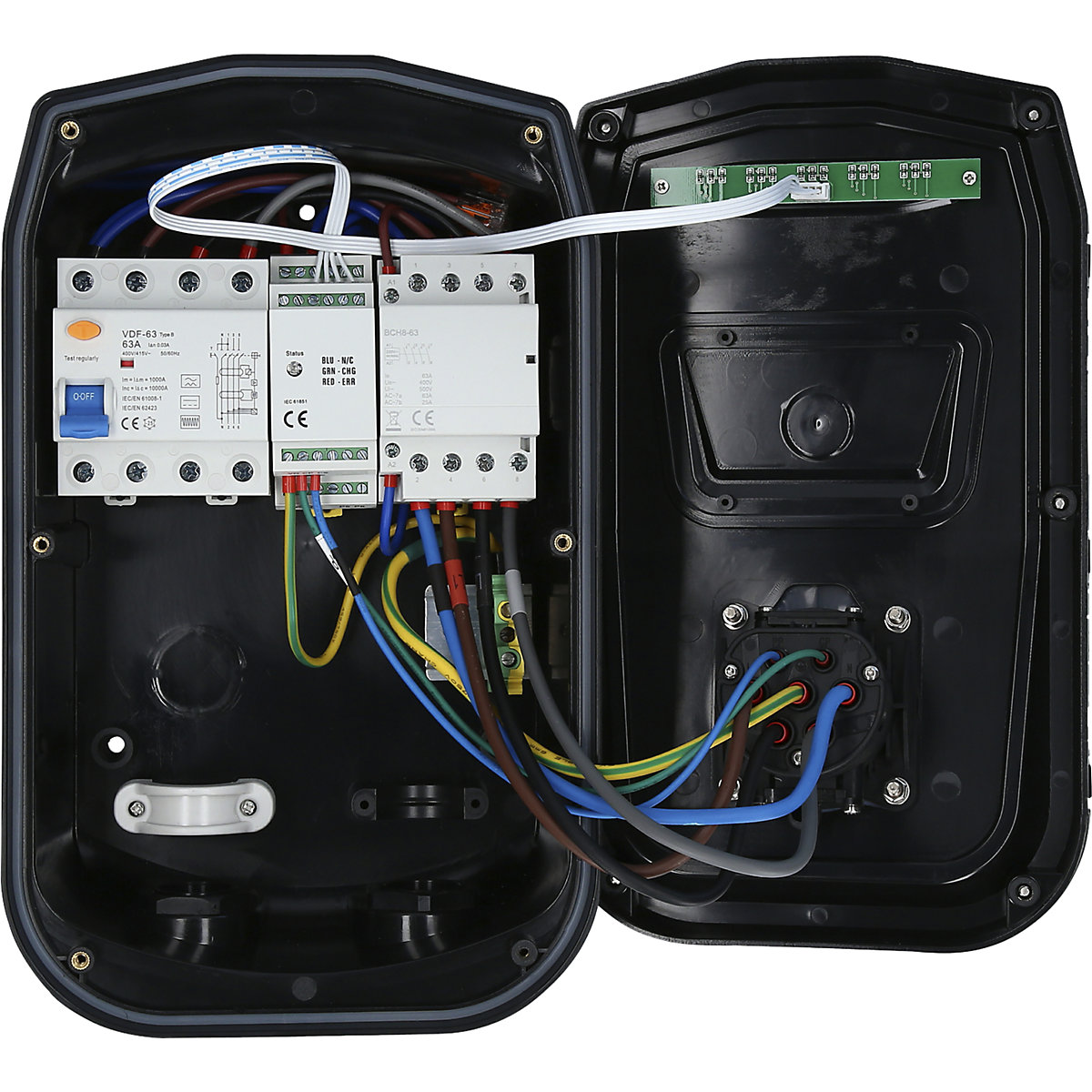 efuturo Wallbox mit Typ-2-Steckdose, 3 Phasen (Produktabbildung 2)-1