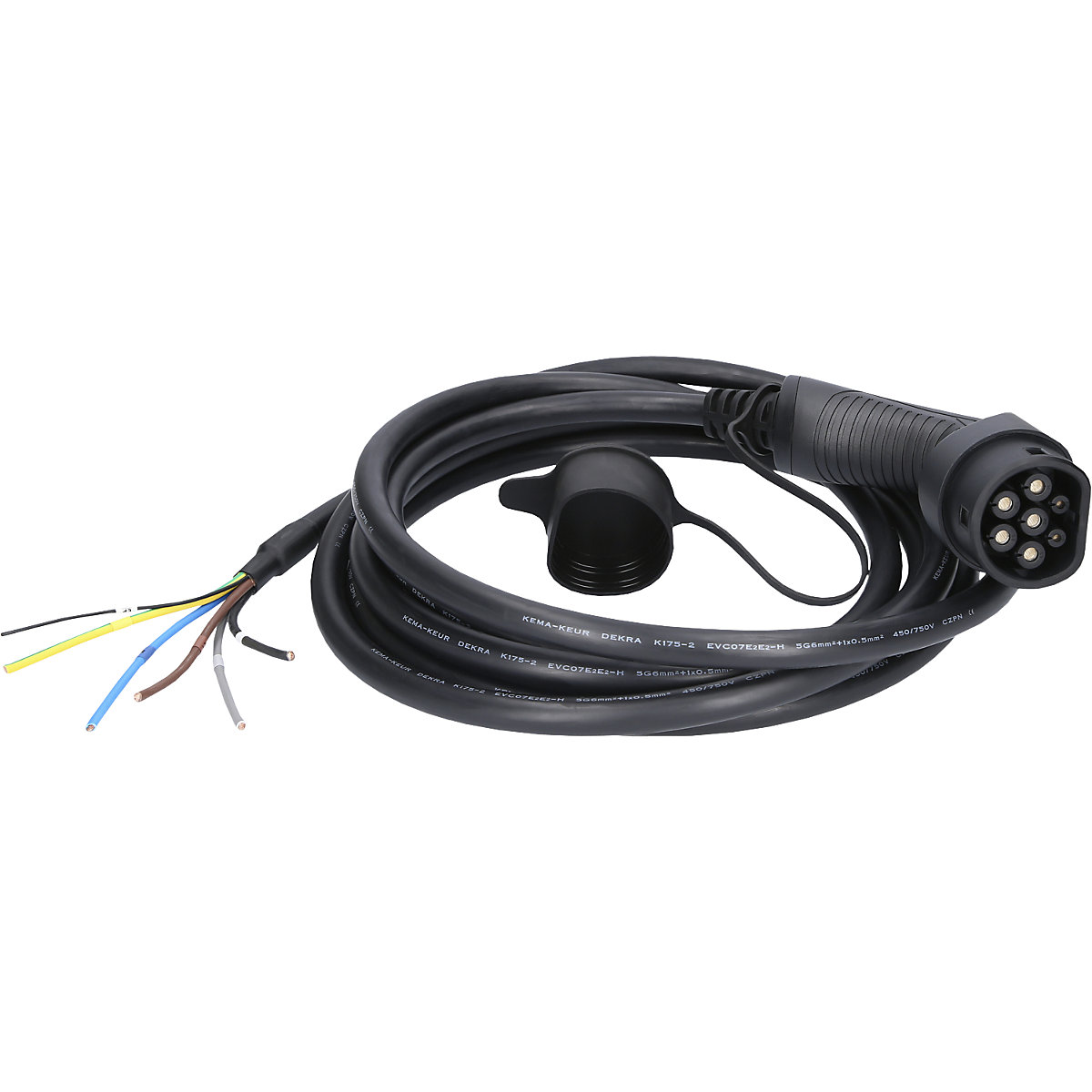 Kabel do ładowania efuturo, prosty, końcówka otwarta