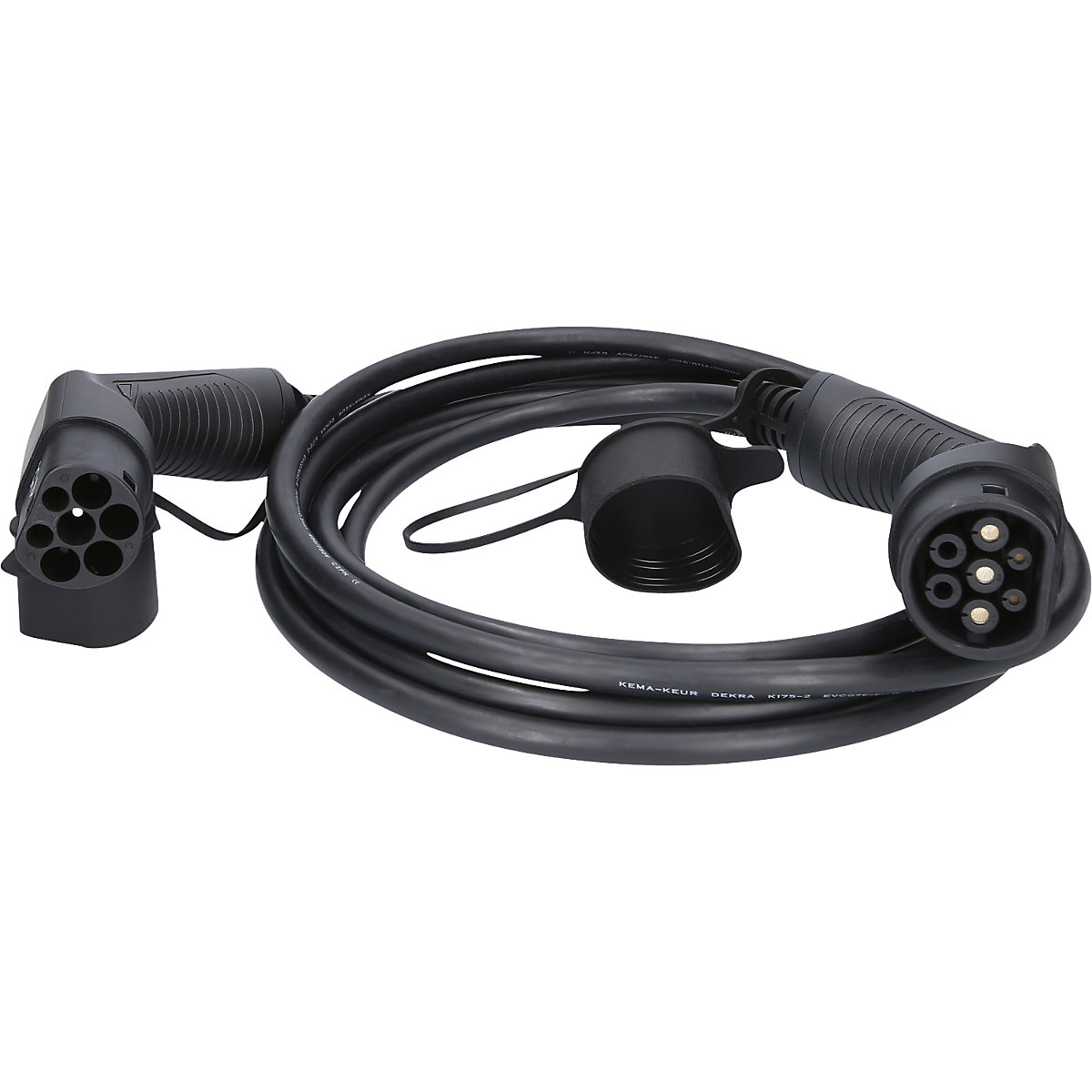 Kabel do ładowania efuturo, prosty, wtyczka typu 2 na wtyczkę typu 2, 1 faza, 5 m, do 7,4 kW-0