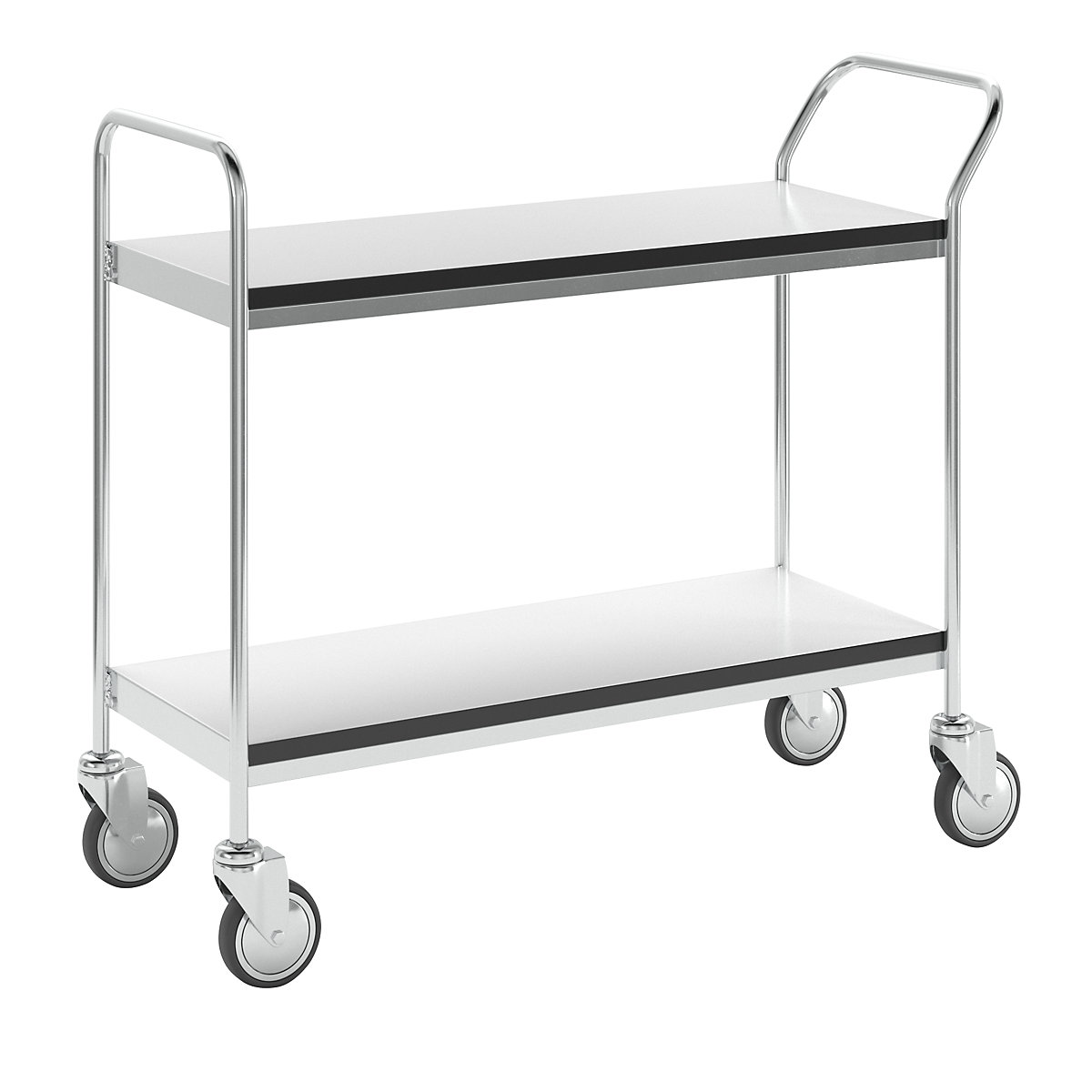 ESD table trolley – HelgeNyberg, LxWxH 1140 x 460 x 980 mm, 2 shelves-1