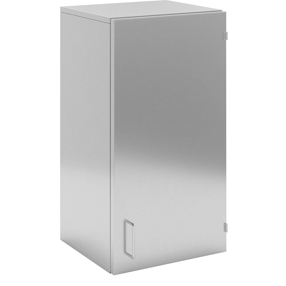 Cleanroom wall mounted cupboard made of stainless steel