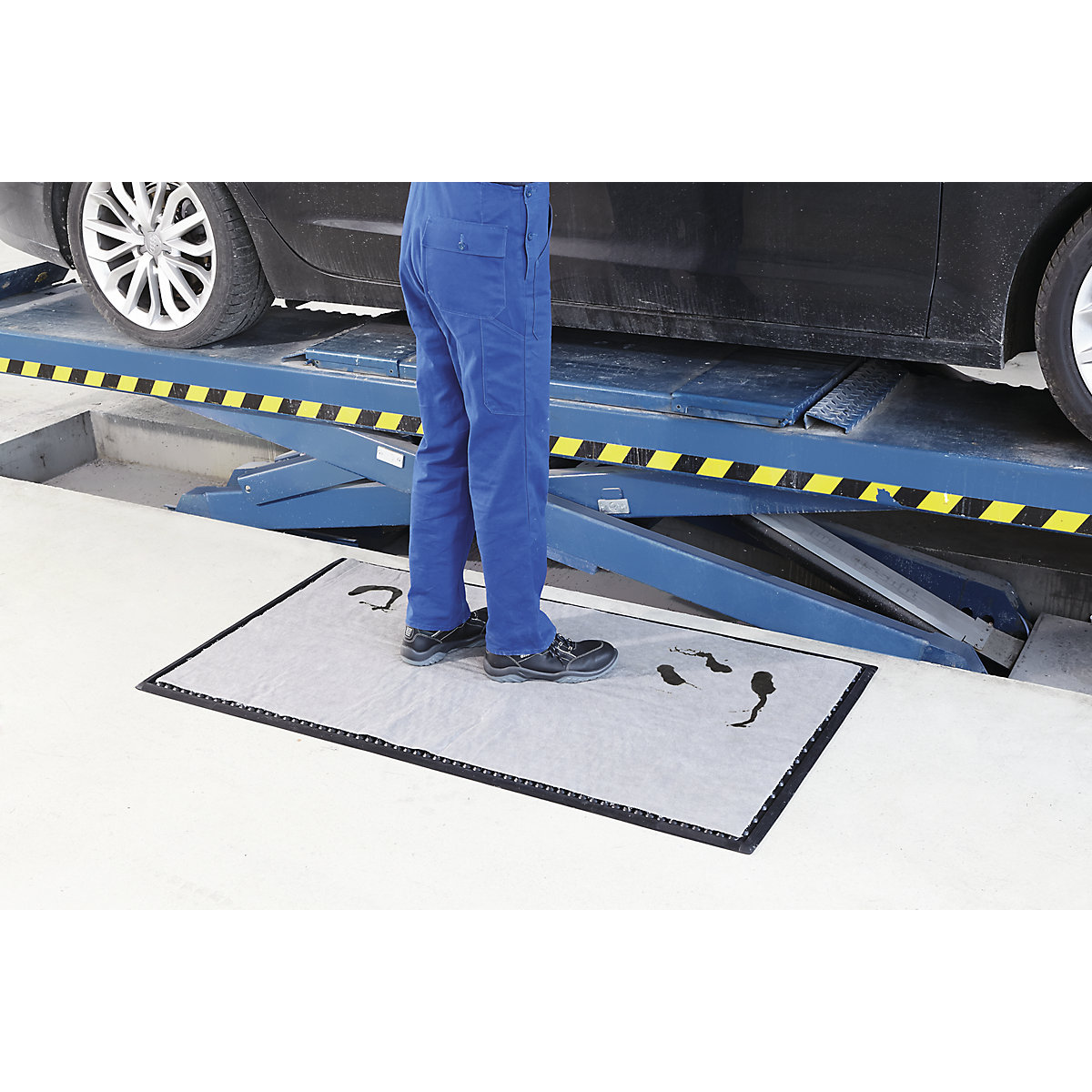 NOTRAX – Covoraș pentru postul de lucru Eco Stance, lung. x lăț. x î. 1570 x 870 x 12,7 mm, negru