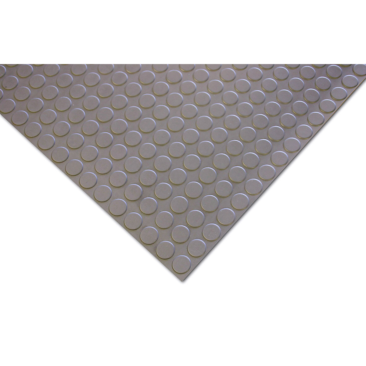 Covoraș din cauciuc natural cu nitril COBAdot – COBA, per m.l., lățime 1200 mm, grosime covoraș 4,5 mm, gri-0