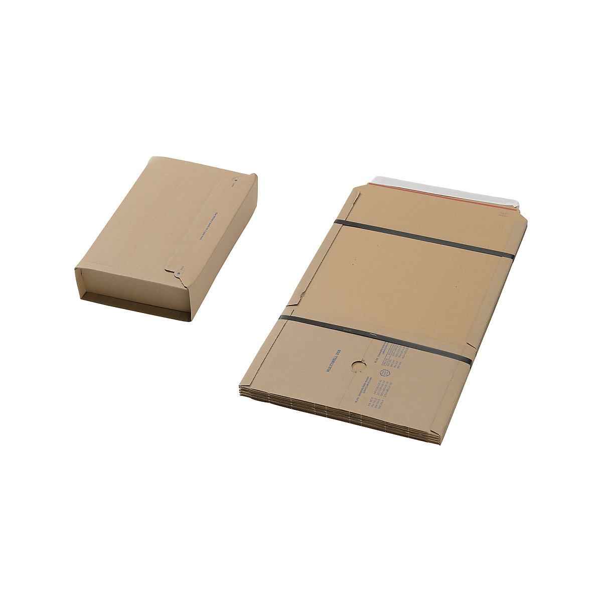 Embalagem universal e para livros – eurokraft basic, embalagem de 50 unidades, dimensões interiores CxL 302 x 215 mm-5