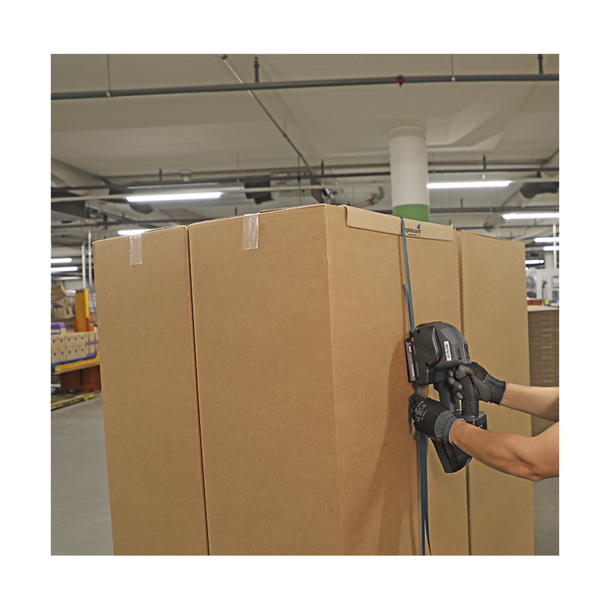 Appareil de cerclage sur accumulateur BXT-4 pour feuillard en PP ou PET (Illustration du produit 2)-1