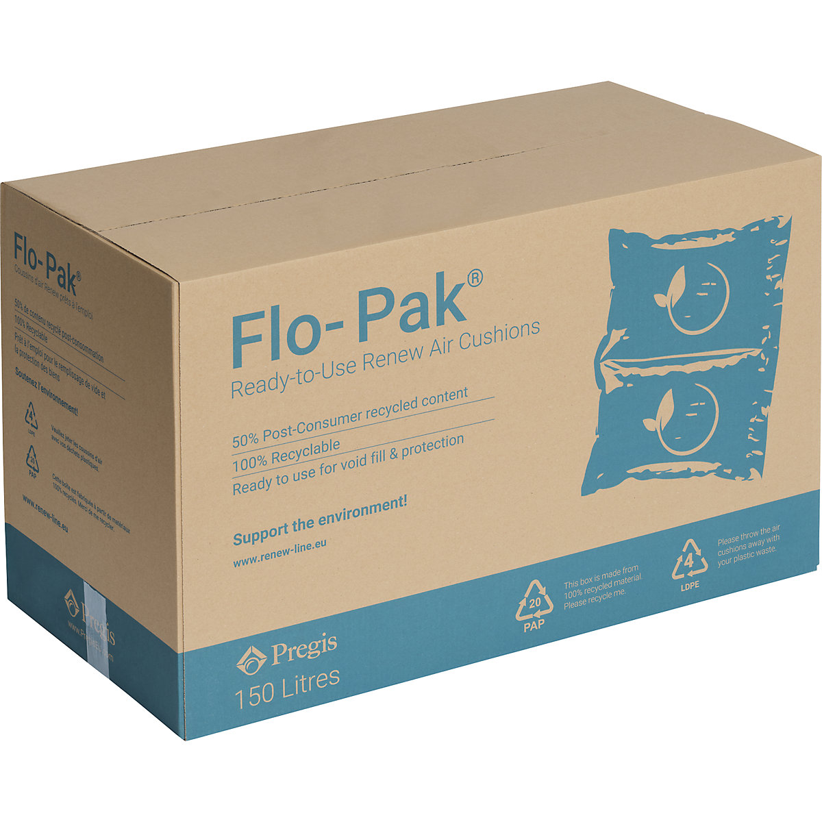 Coussins d'air en carton distributeur (Illustration du produit 2)-1