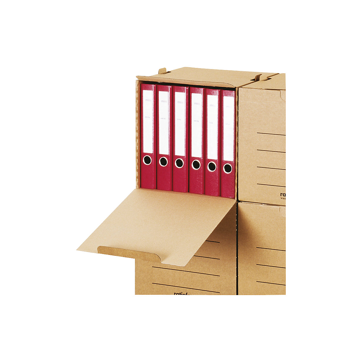 Caisse carton porte-classeurs – ratioform (Illustration du produit 3)-2