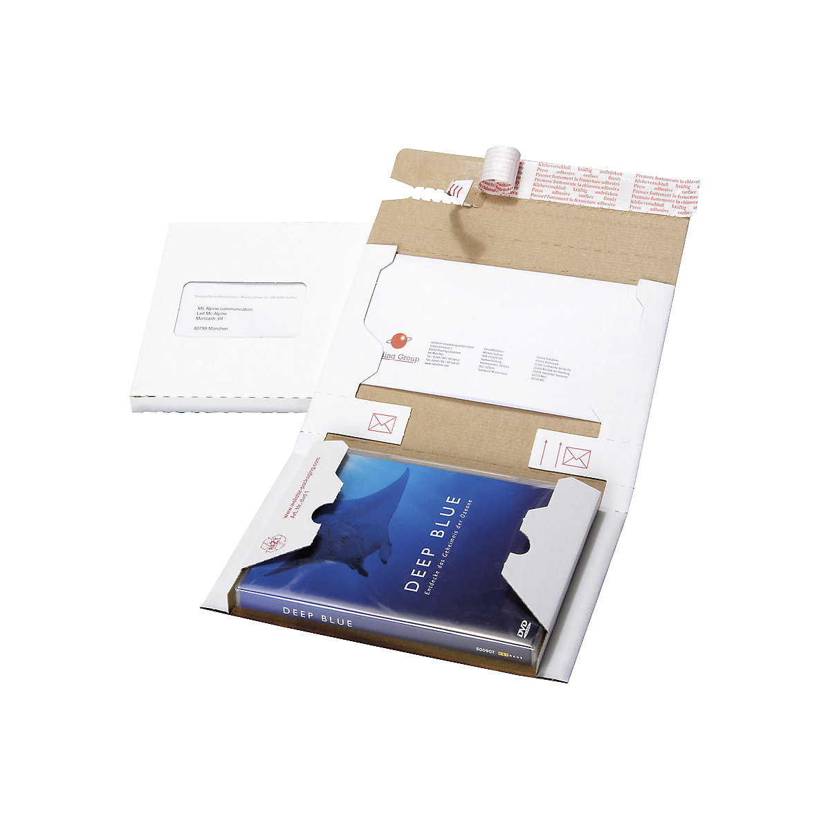 Emballage d'expédition pour DVD/Blu-ray – ratioform