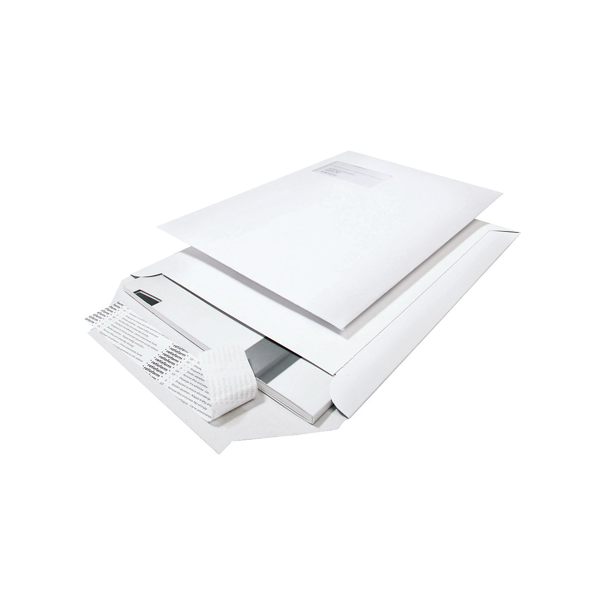 Pochette d'expédition blanche, extra-légère - ratioform