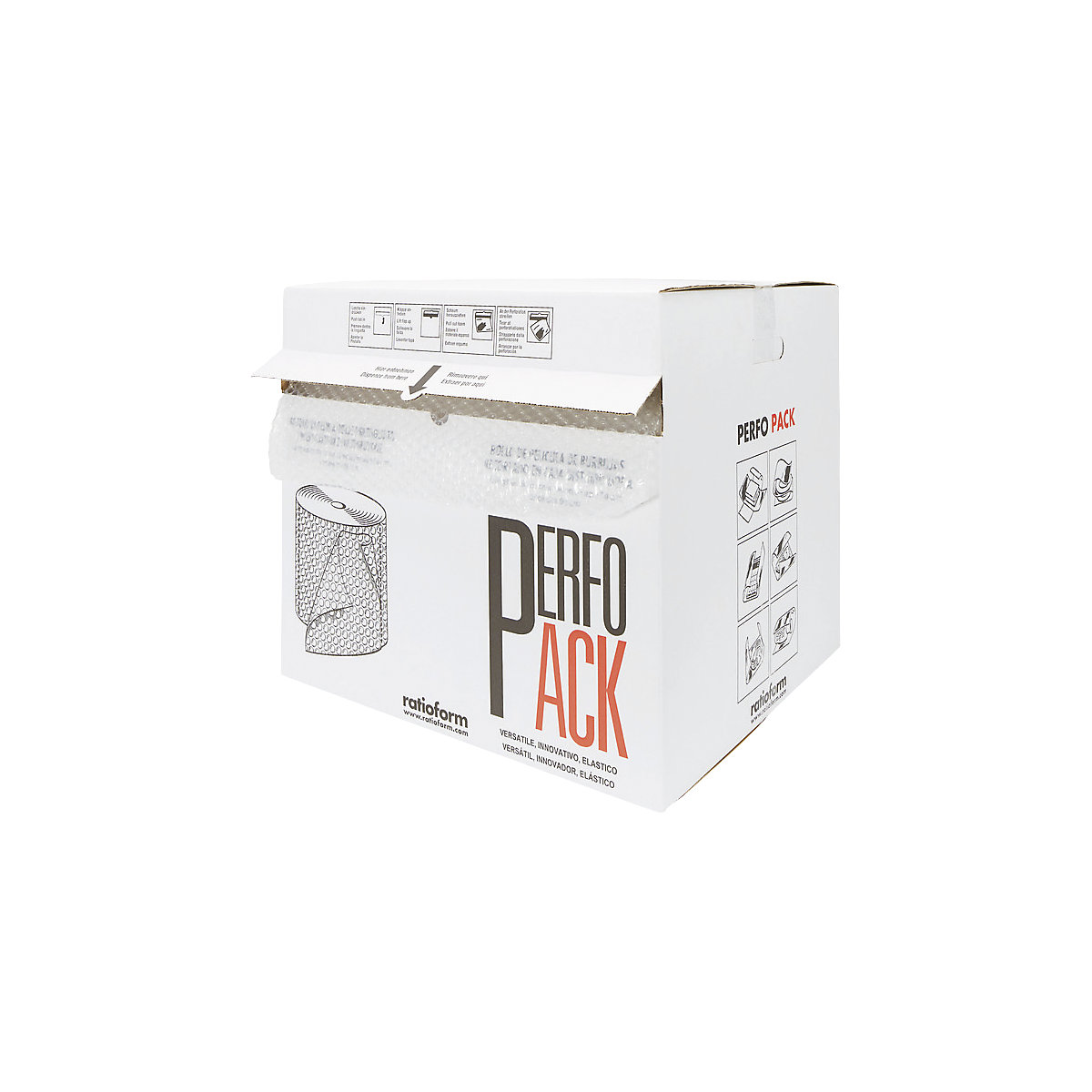 Film matelassé en carton distributeur – ratioform