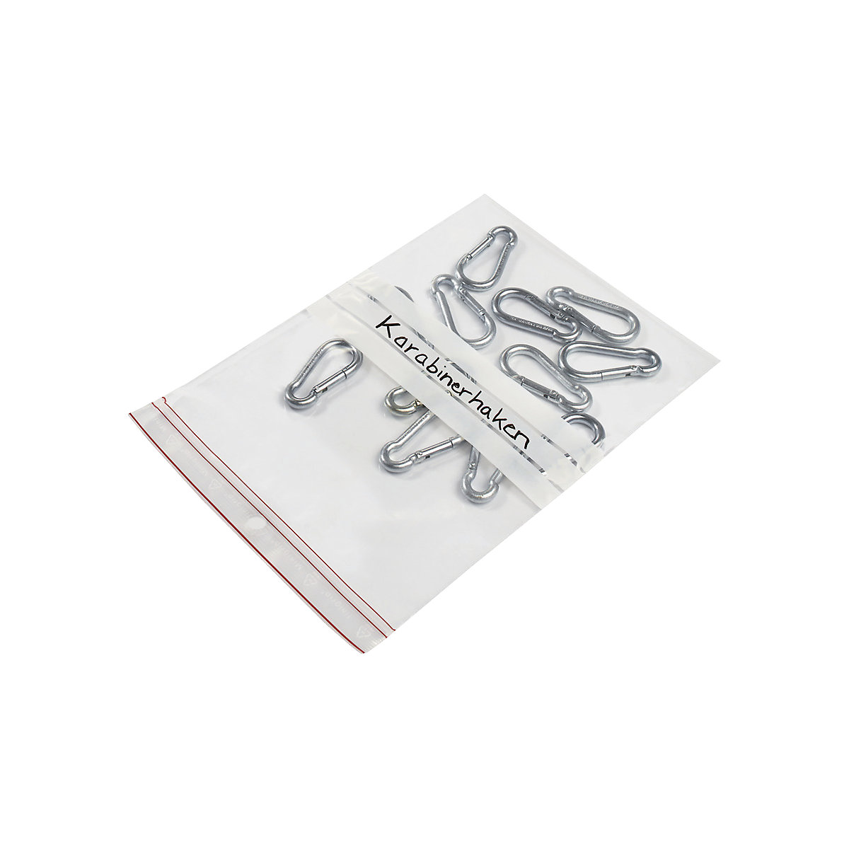 Sachets premium à fermeture à pression avec zone d'écriture