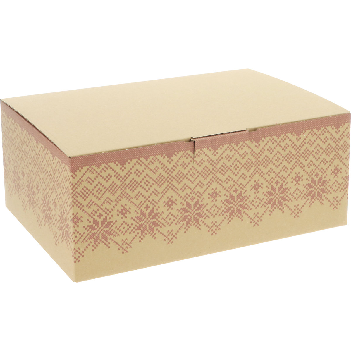 Boîte à fond automatique motif tricot – ratioform