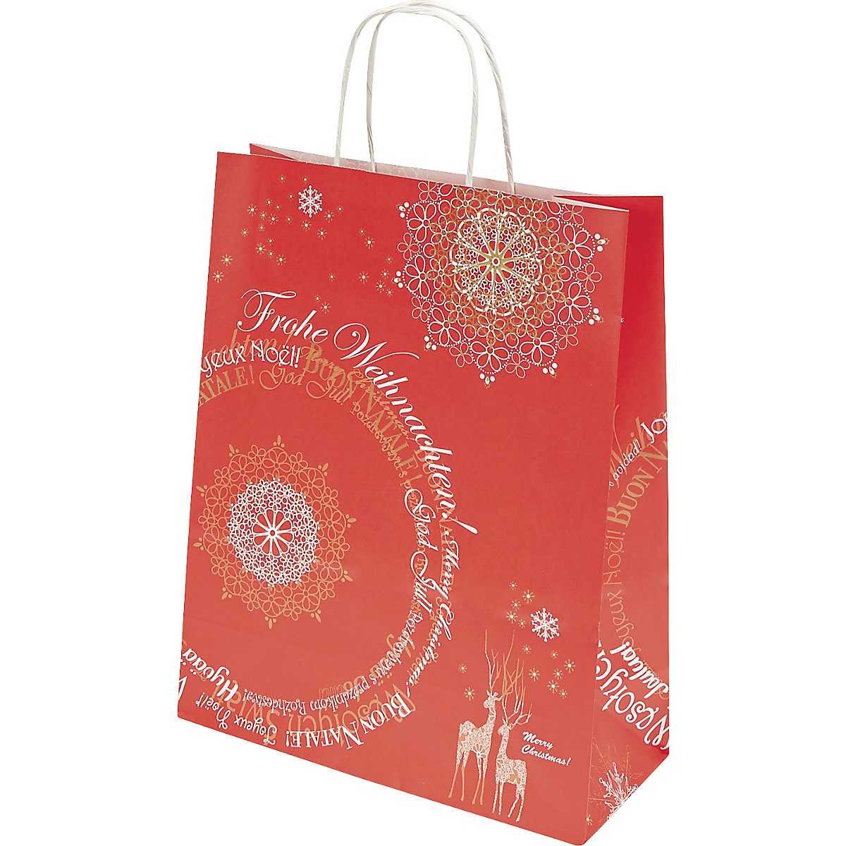 Sac en papier motif Rêve de Noël - ratioform