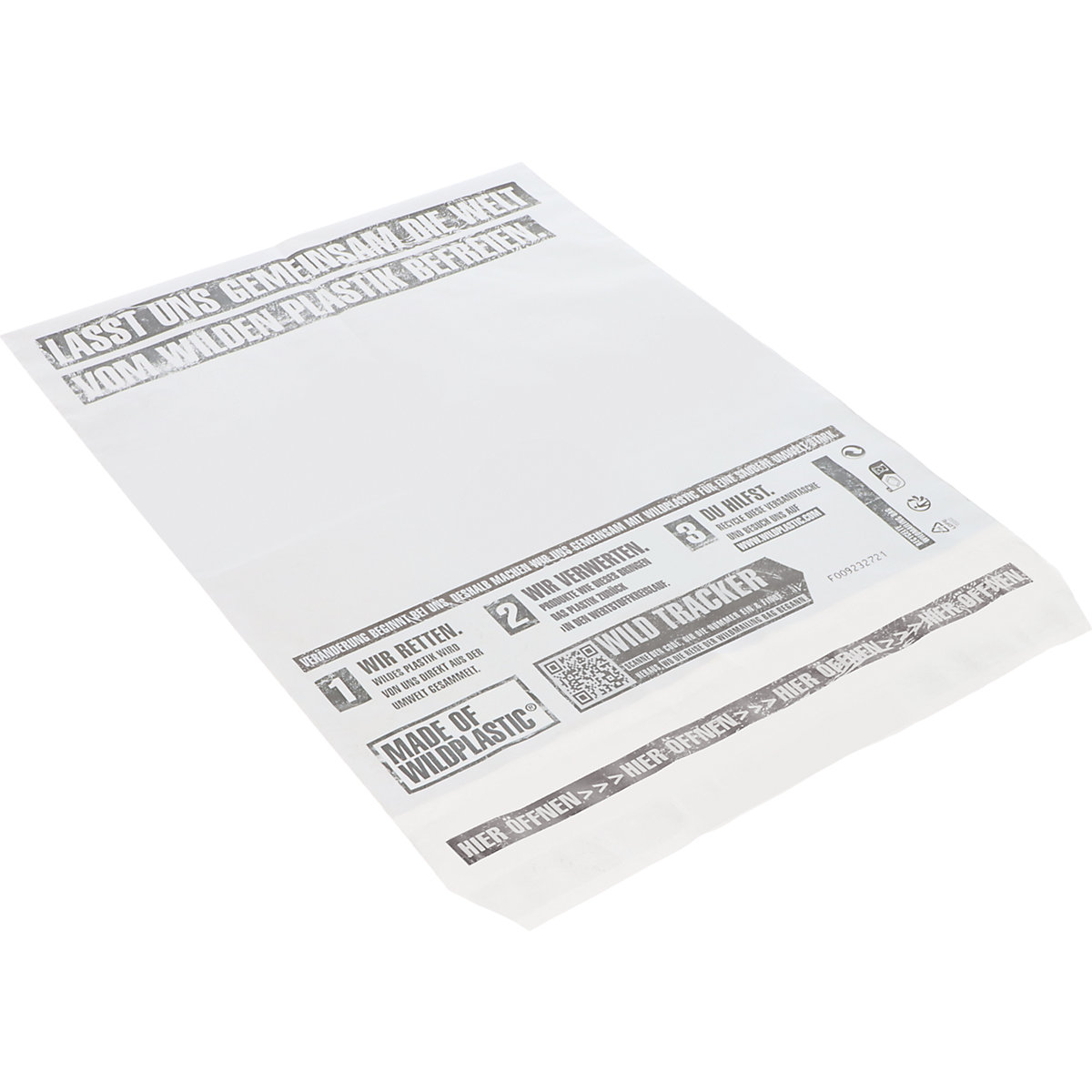 Pochette d'expédition wildplastic – ratioform terra, lot de 100, L x l x h 400 x 325 x 70 mm, compatible retour-0