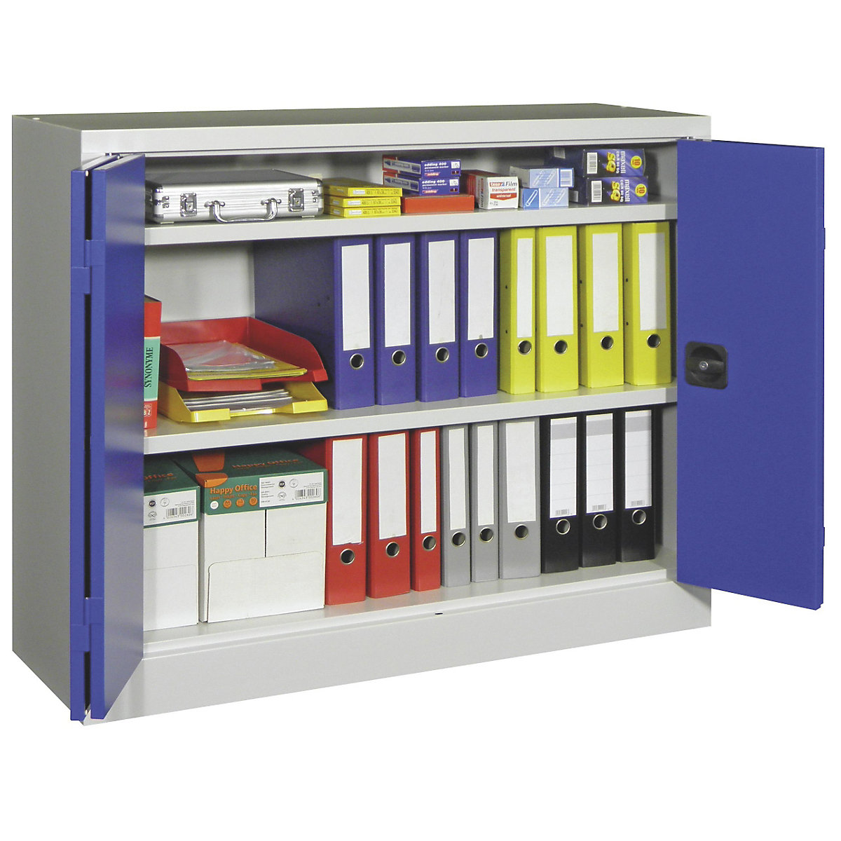 Armário com portas de sanfona, altura 1000 mm – Pavoy