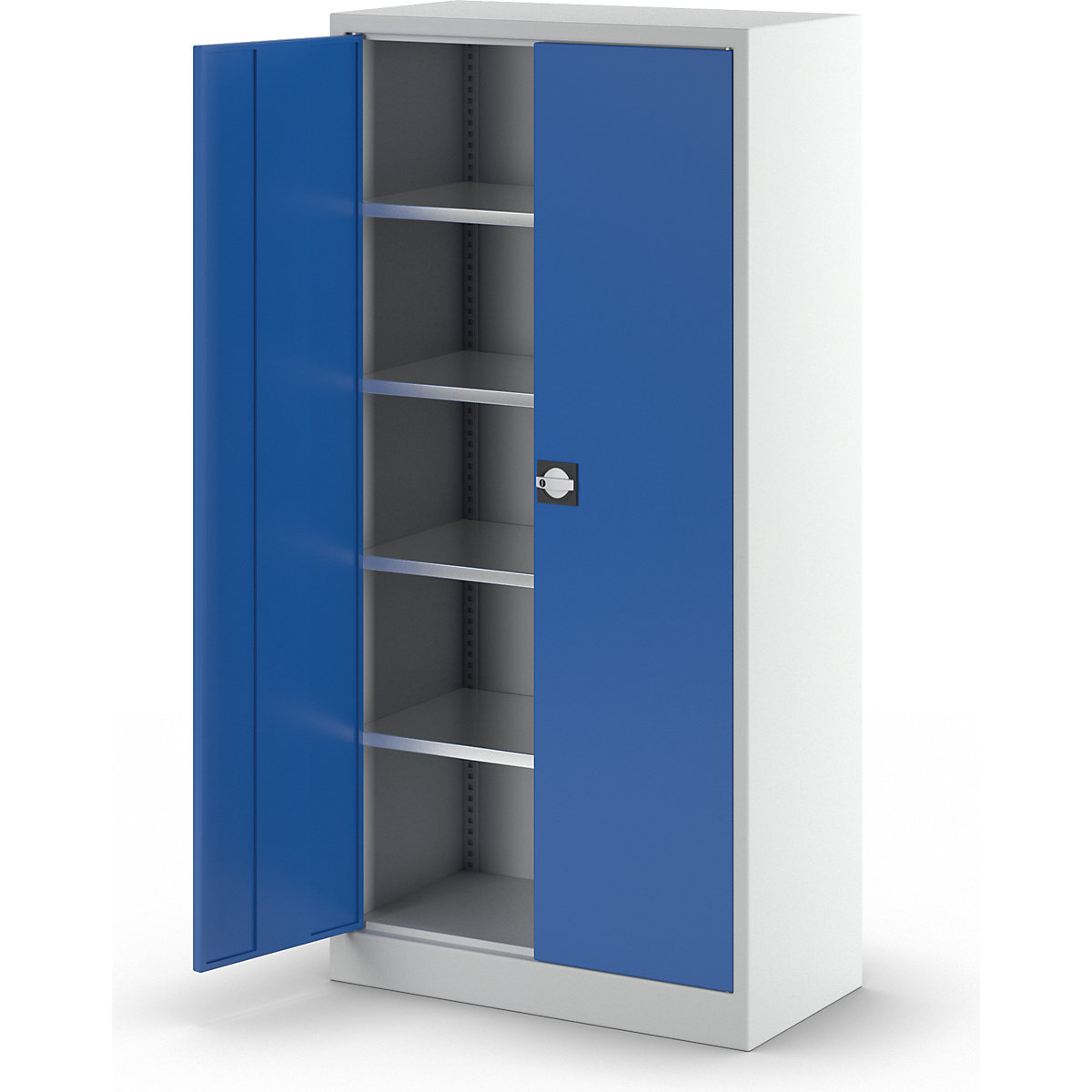 Armário de portas de batente em chapa de aço – eurokraft pro (Imagem do produto 4)-3