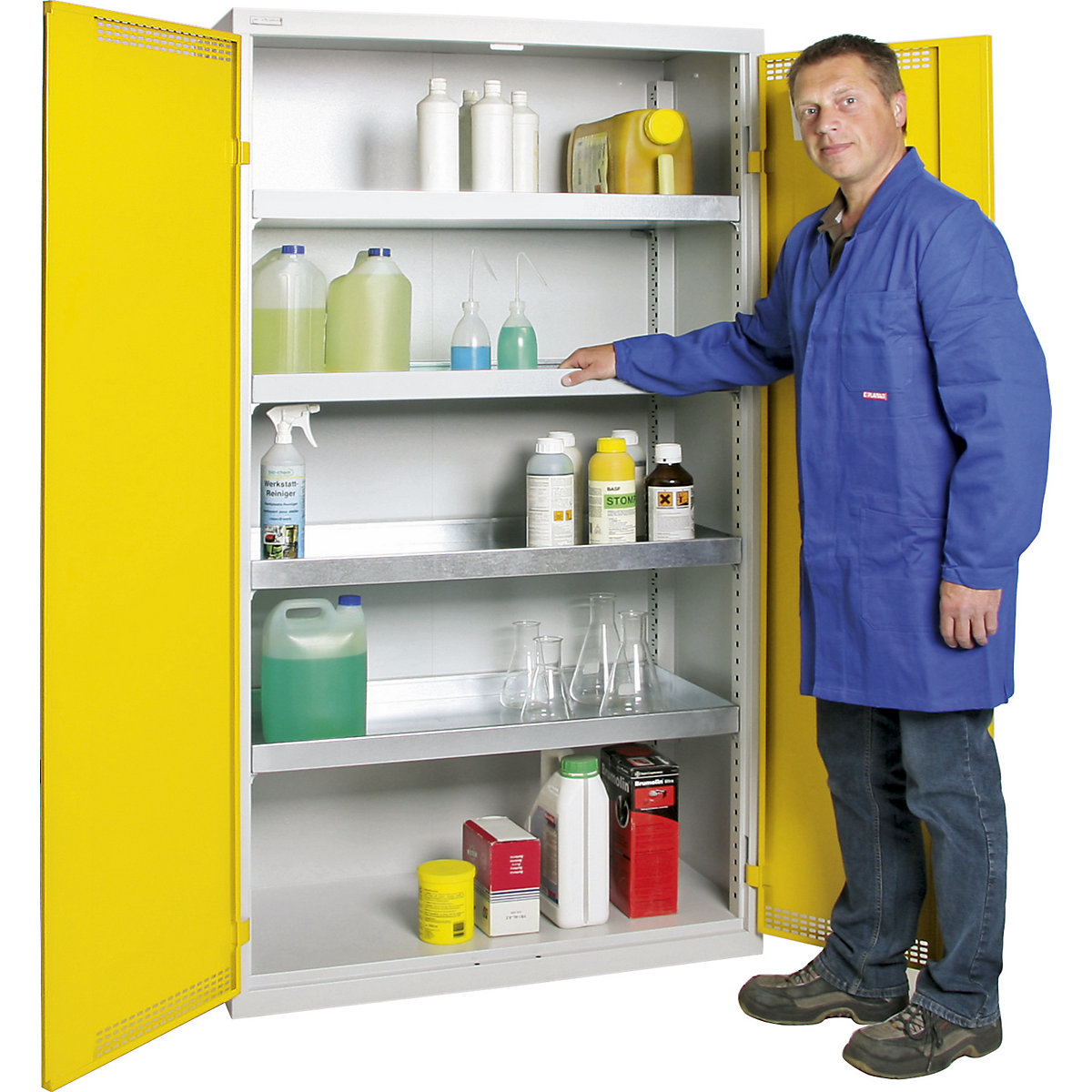 Armário protetor do meio ambiente com perfuração na porta (Imagem do produto 4)-3