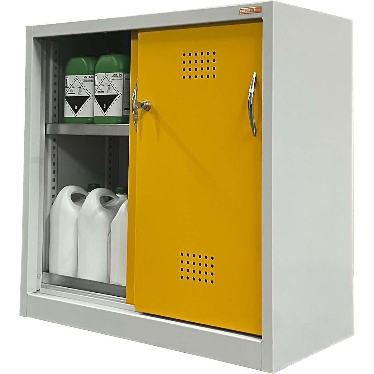 Armário protetor do meio ambiente com portas de correr – eurokraft basic (Imagem do produto 7)-6