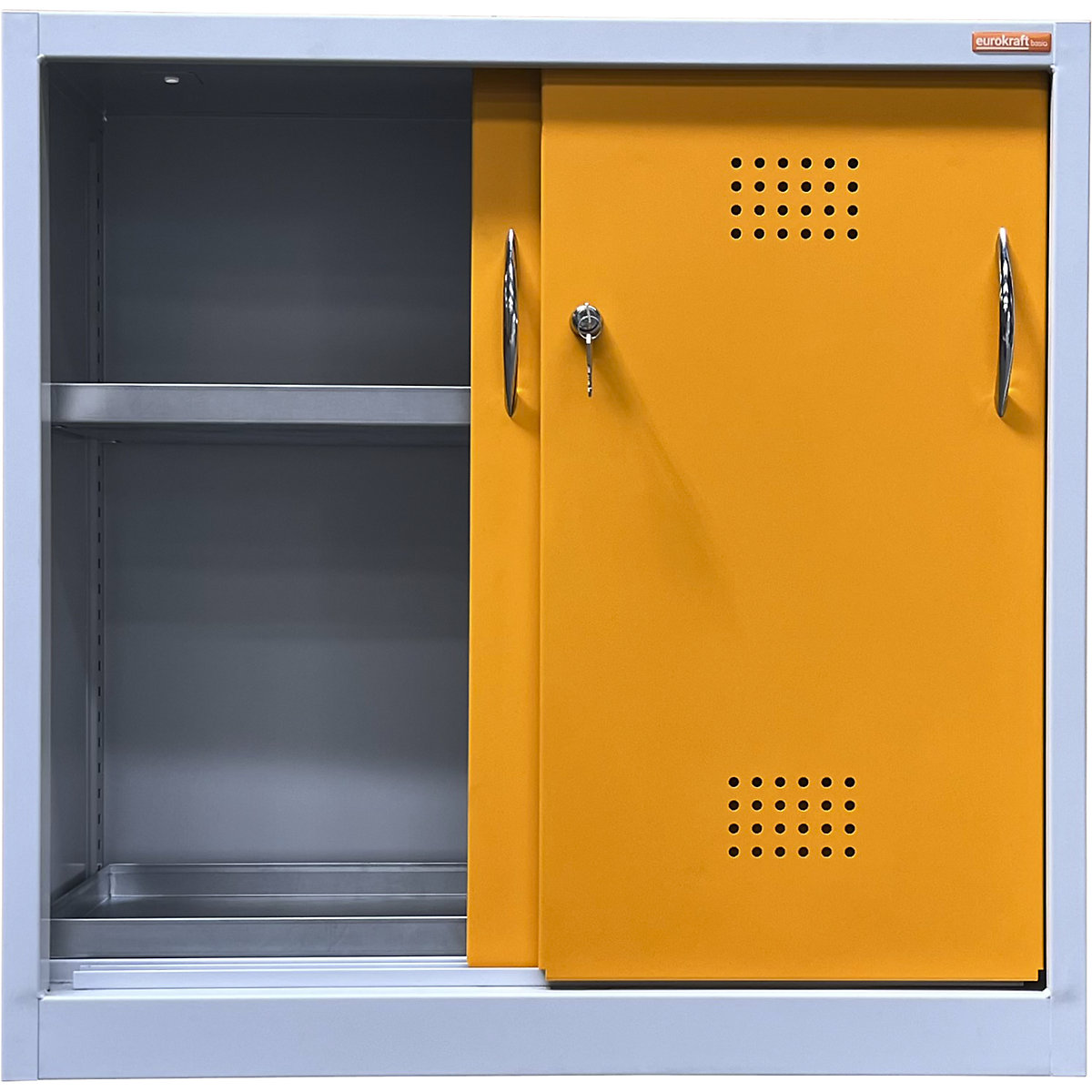 Armario ecológico con puertas correderas – eurokraft basic (Imagen del producto 3)-2
