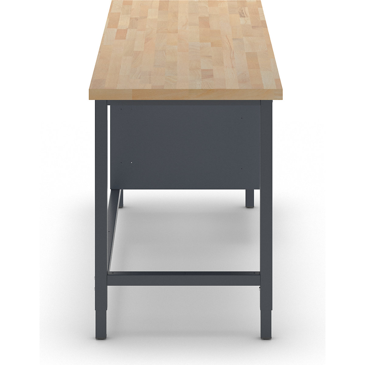 Bancada de trabalho ajustável em altura, estrutura modular – eurokraft pro (Imagem do produto 5)-4