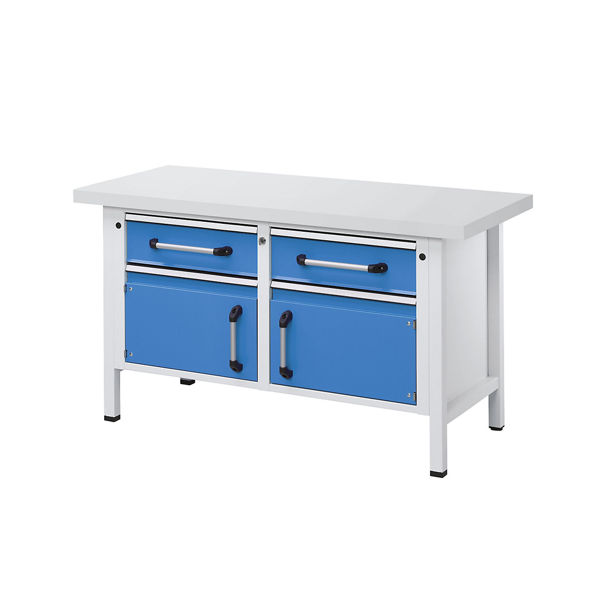 Bancada de trabalho, estrutura modular – eurokraft pro (Imagem do produto 5)-4