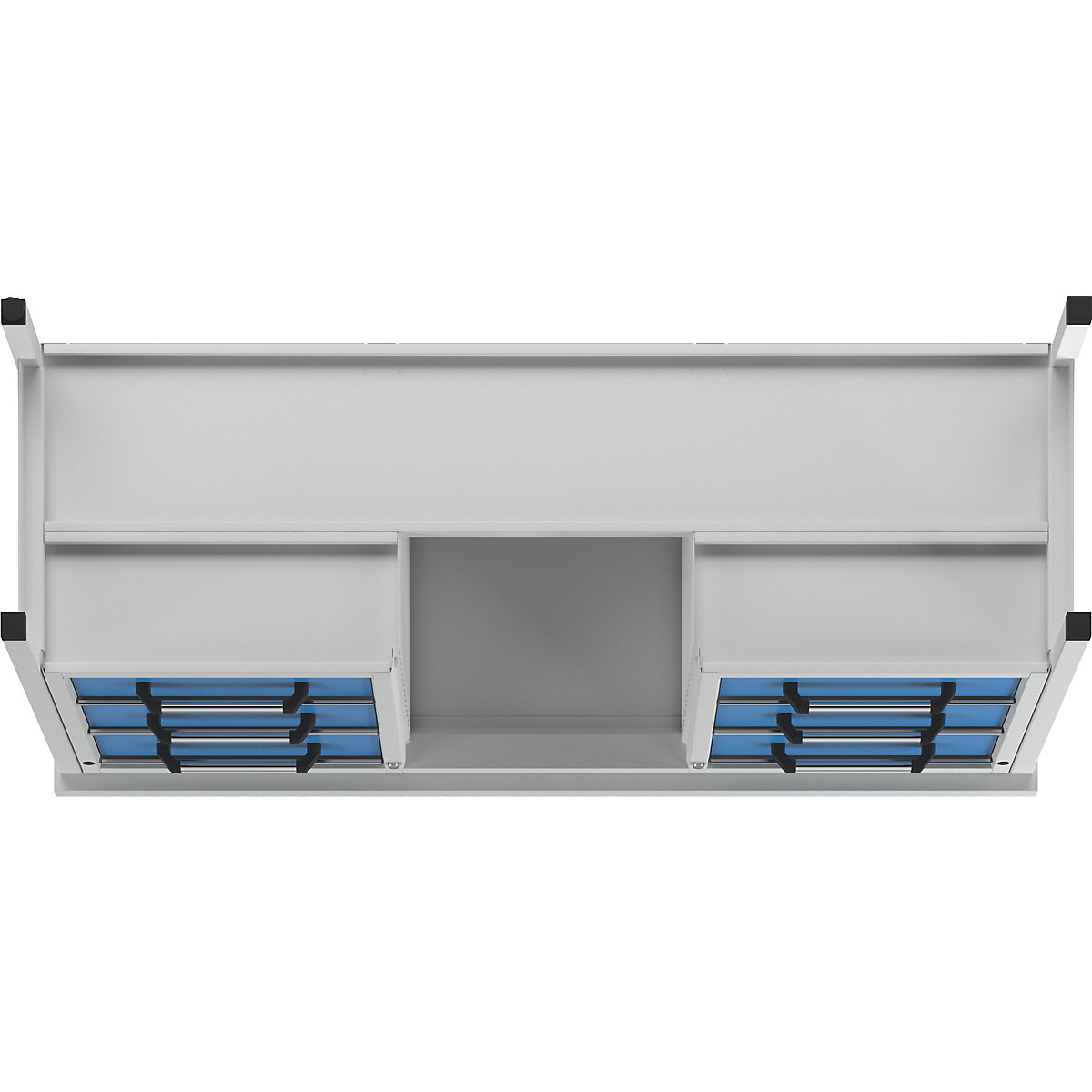Bancada de trabalho, estrutura modular – eurokraft pro (Imagem do produto 10)-9
